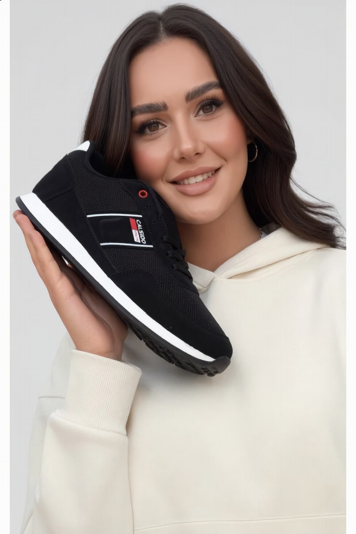 Siyah Kadın Spor Ayakkabı Sneaker