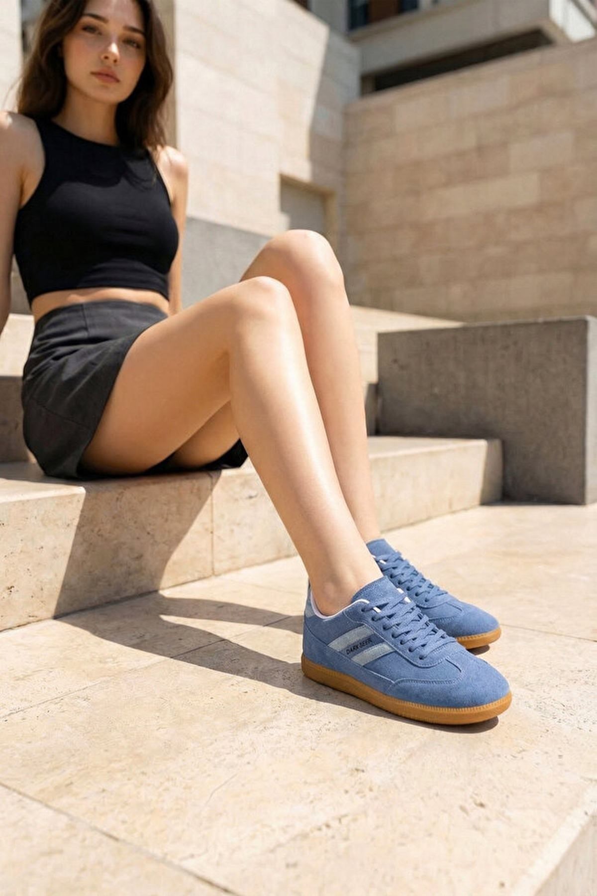 Mavi Unisex Spor Ayakkabı Sneaker