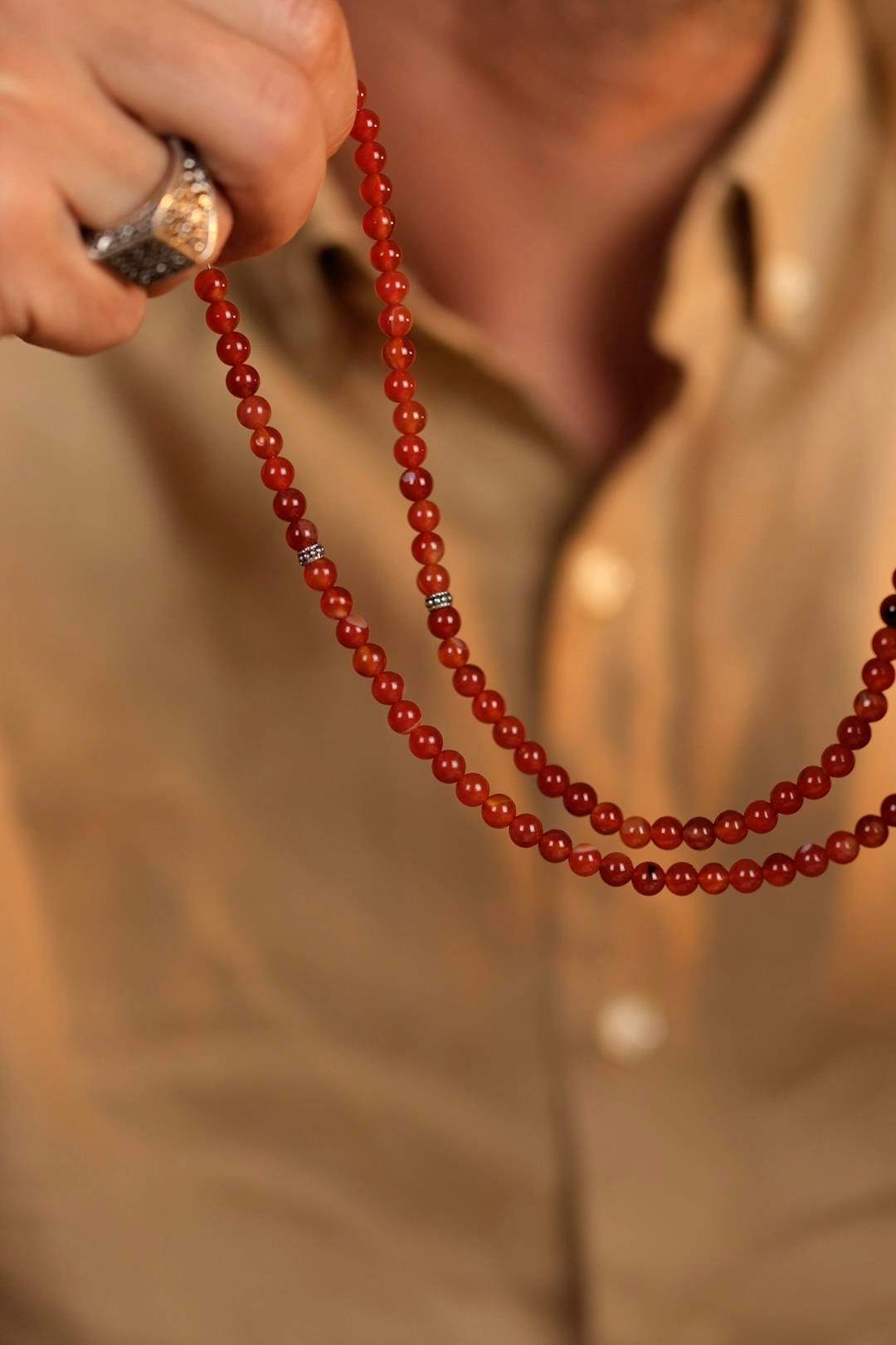 99luk Bileklik Namaz Tesbih Akik Taşı ( KOLYE - BİLEKLİK - TESBİH ) 