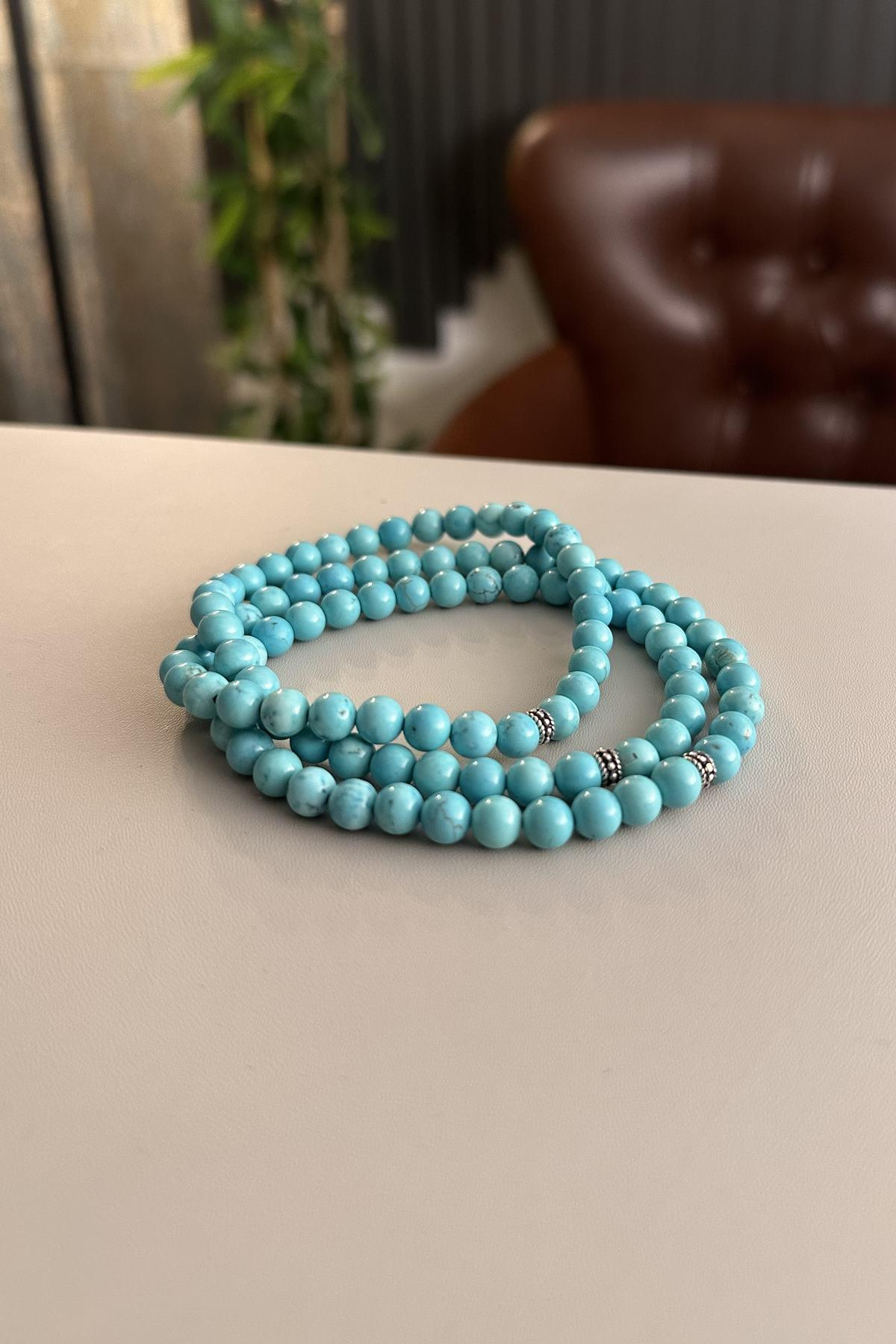 99luk Bileklik Namaz Tesbih Firuze taşı ( KOLYE - BİLEKLİK - TESBİH ) 