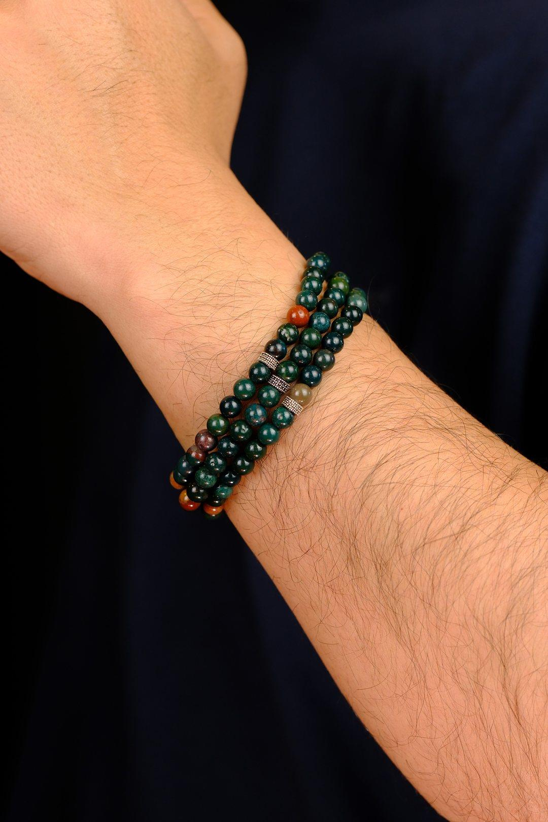 99luk Kan Taşı Bileklik Namaz Tesbihi ( KOLYE - BİLEKLİK - TESBİH ) 