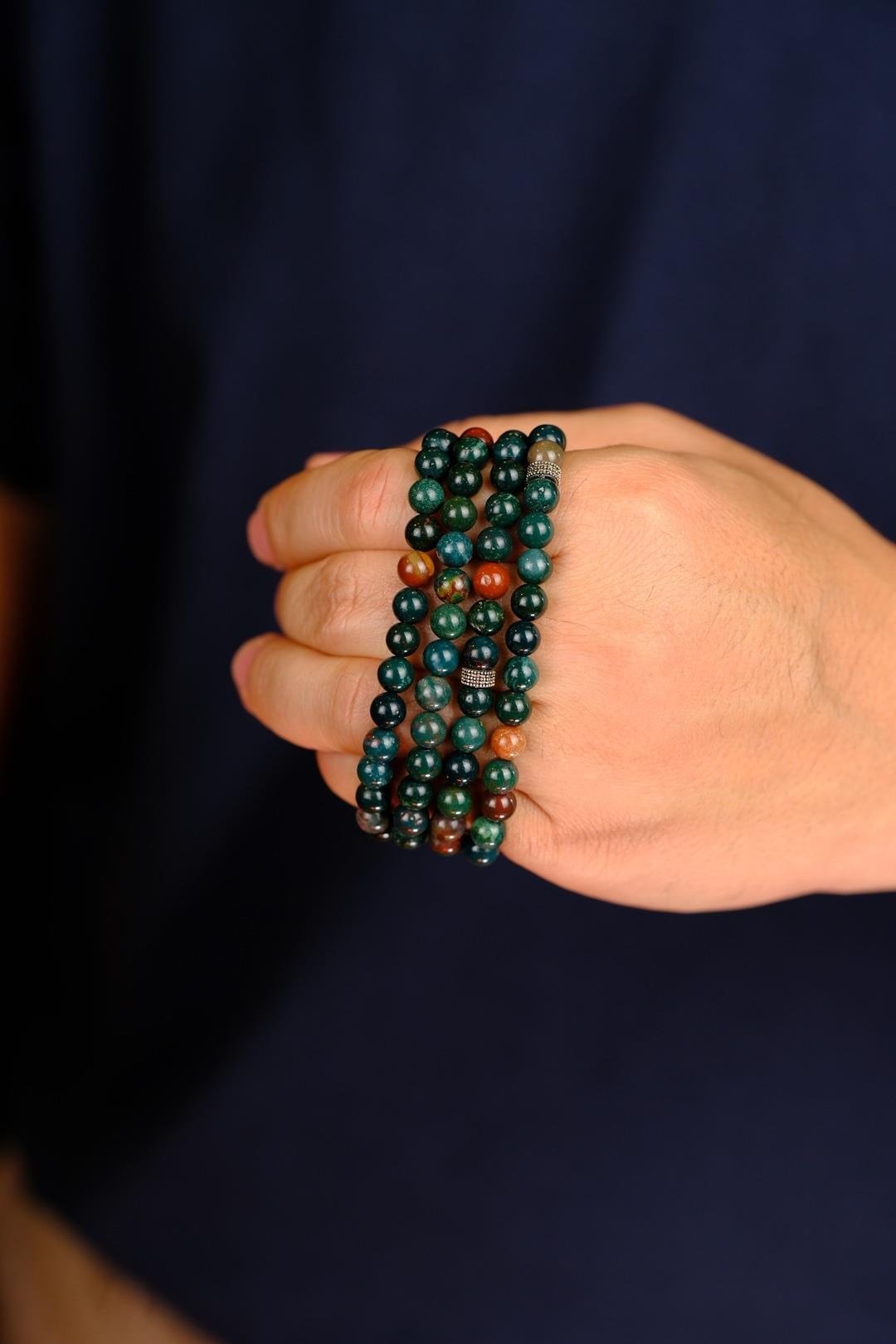 99luk Kan Taşı Bileklik Namaz Tesbihi ( KOLYE - BİLEKLİK - TESBİH ) 