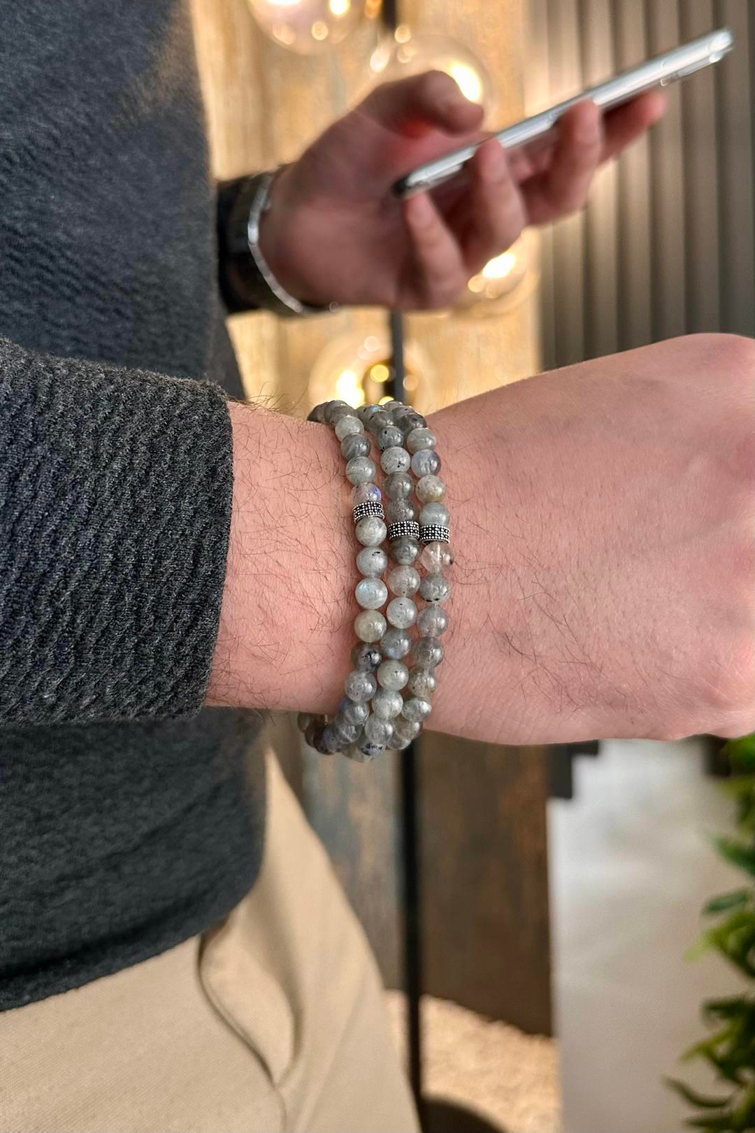 99luk Labradorit Bileklik Namaz Tesbihi (KOLYE-BİLEKLİK-TESBİH)