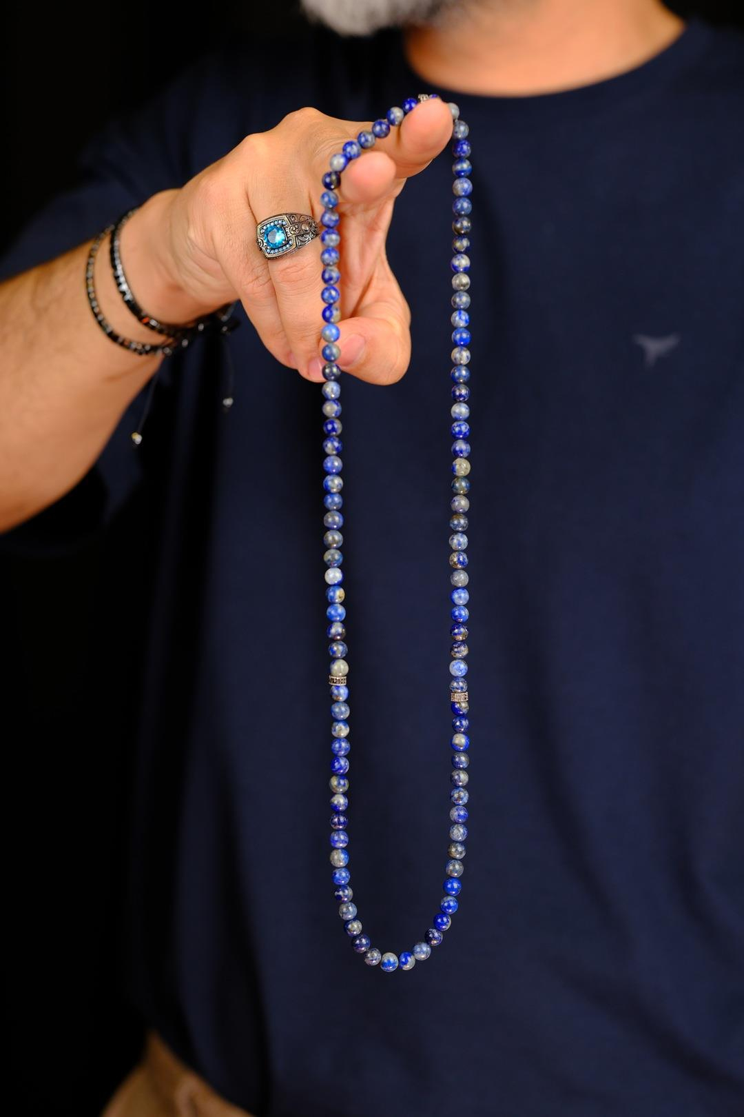 99luk Lapis Lazuli Bileklik Namaz Tesbihi ( KOLYE - BİLEKLİK - TESBİH ) 