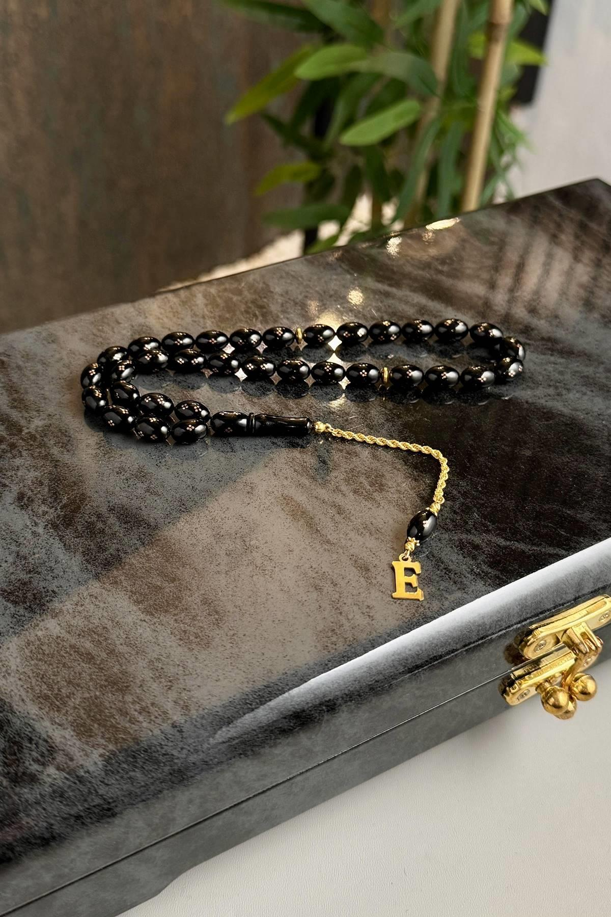 Altın İşleme Kişiye Özel Harf Tasarım Erzurum Oltu Taşı( Altın Püskül )