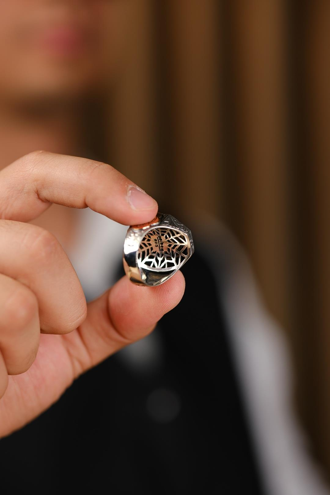 Ayyıldız Tasarım El İşçiliği Gümüş Yüzük ( Fatihin Rüyası)