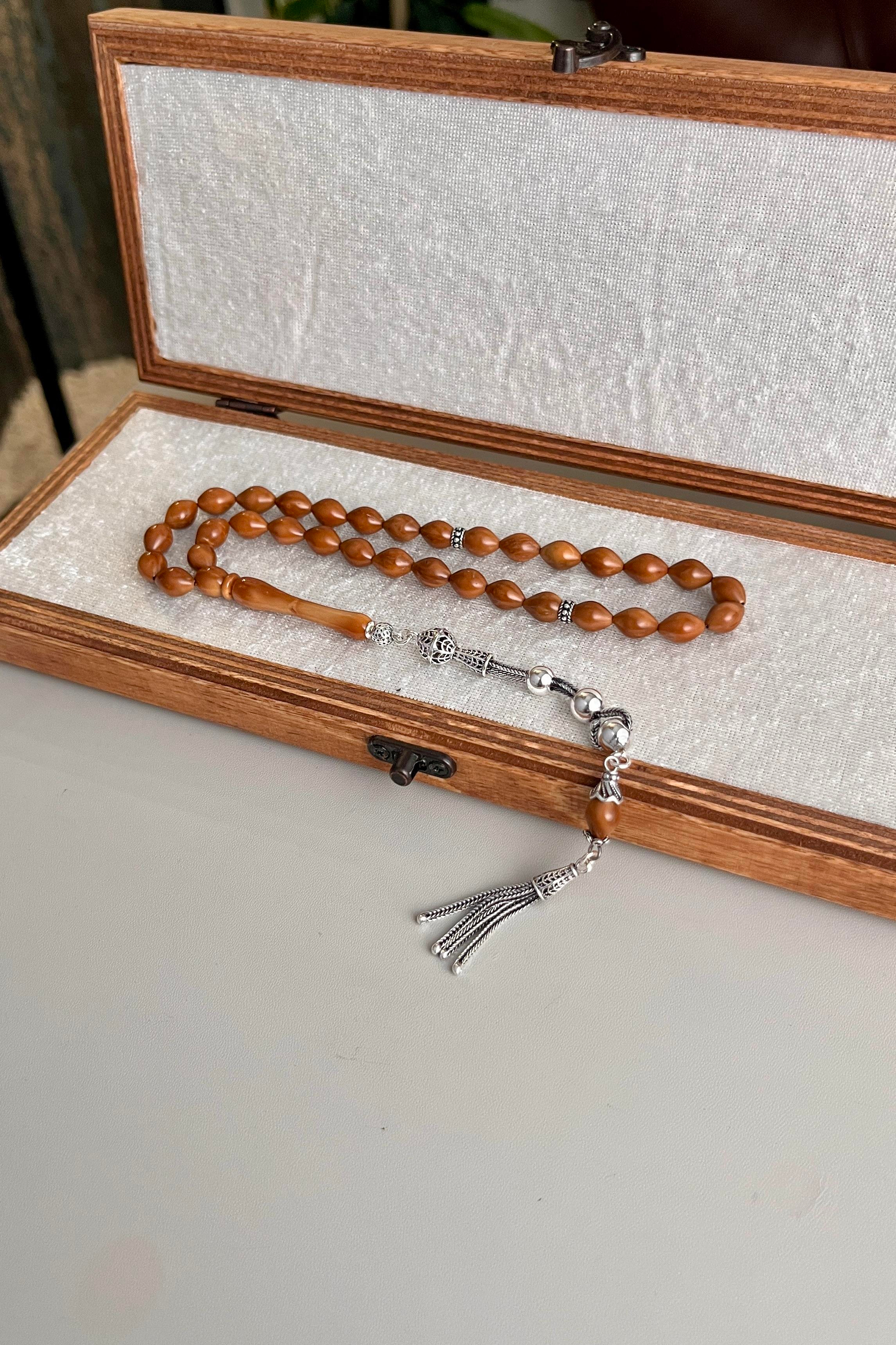 Babalara Özel Gümüş Tasarım Kuka Tesbih 