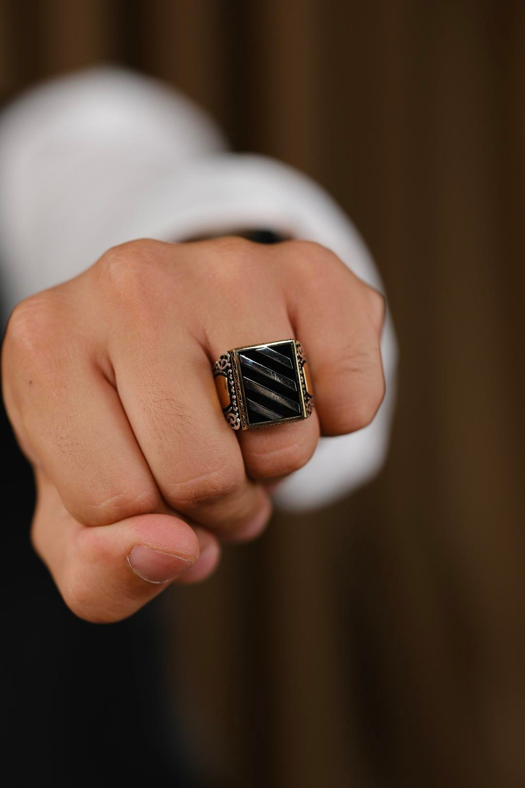 Beyler Beyi Tasarım El İşçiliği 925 Ayar Gümüş Yüzük