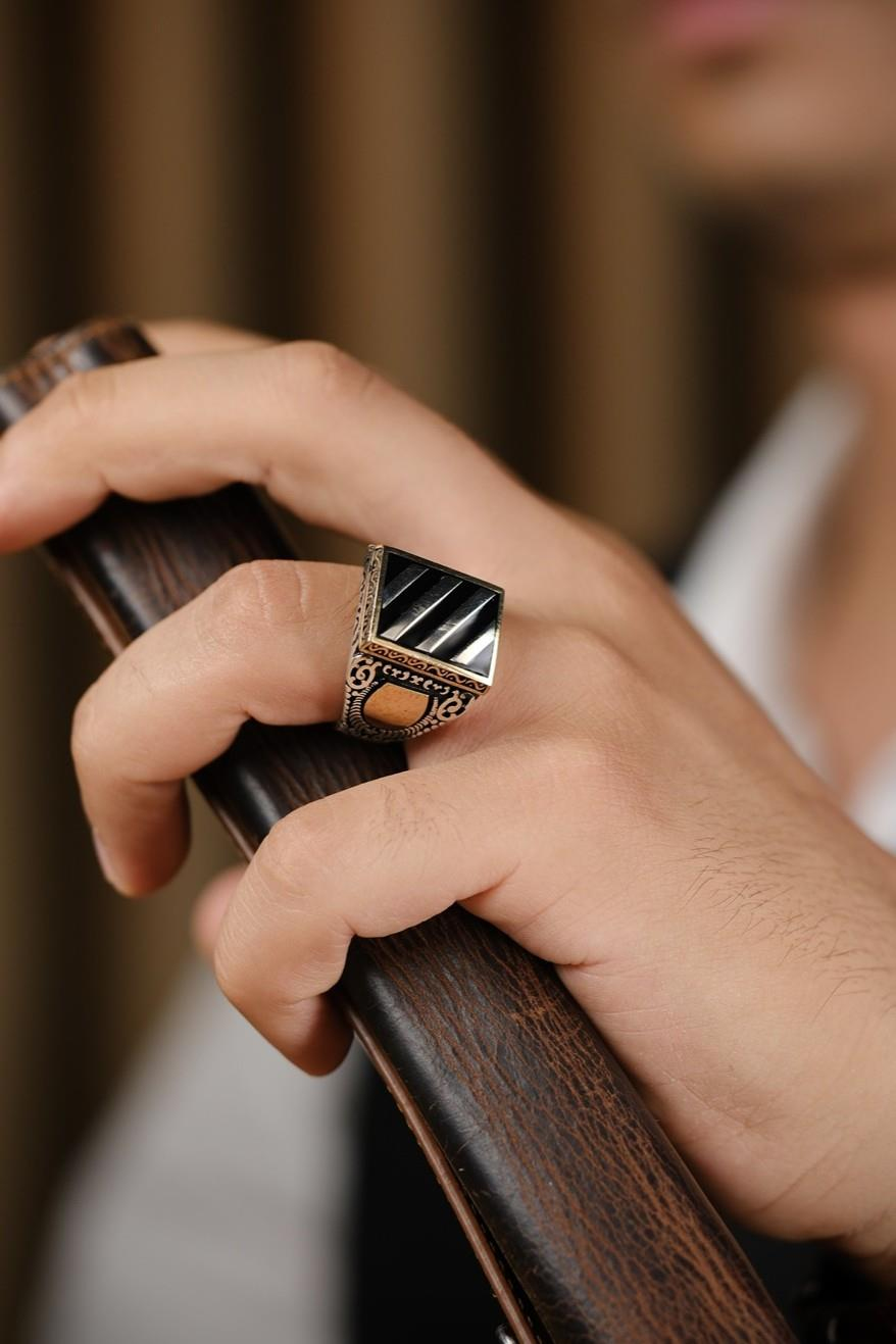 Beyler Beyi Tasarım El İşçiliği 925 Ayar Gümüş Yüzük