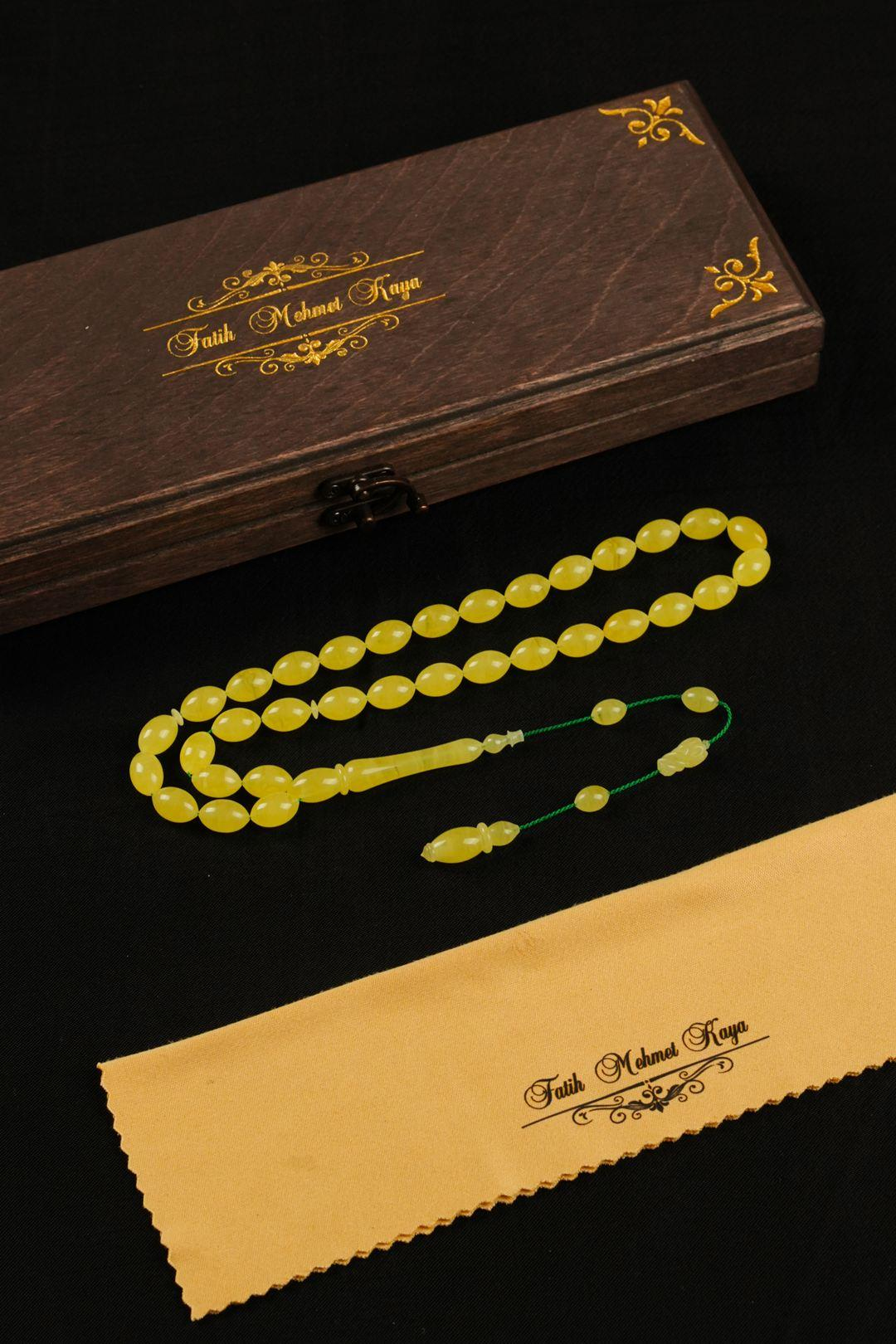 Damla Kehribar Master Fatih Mehmet Kaya Collection Beyzi Model Sistemli Tasarım Tesbih