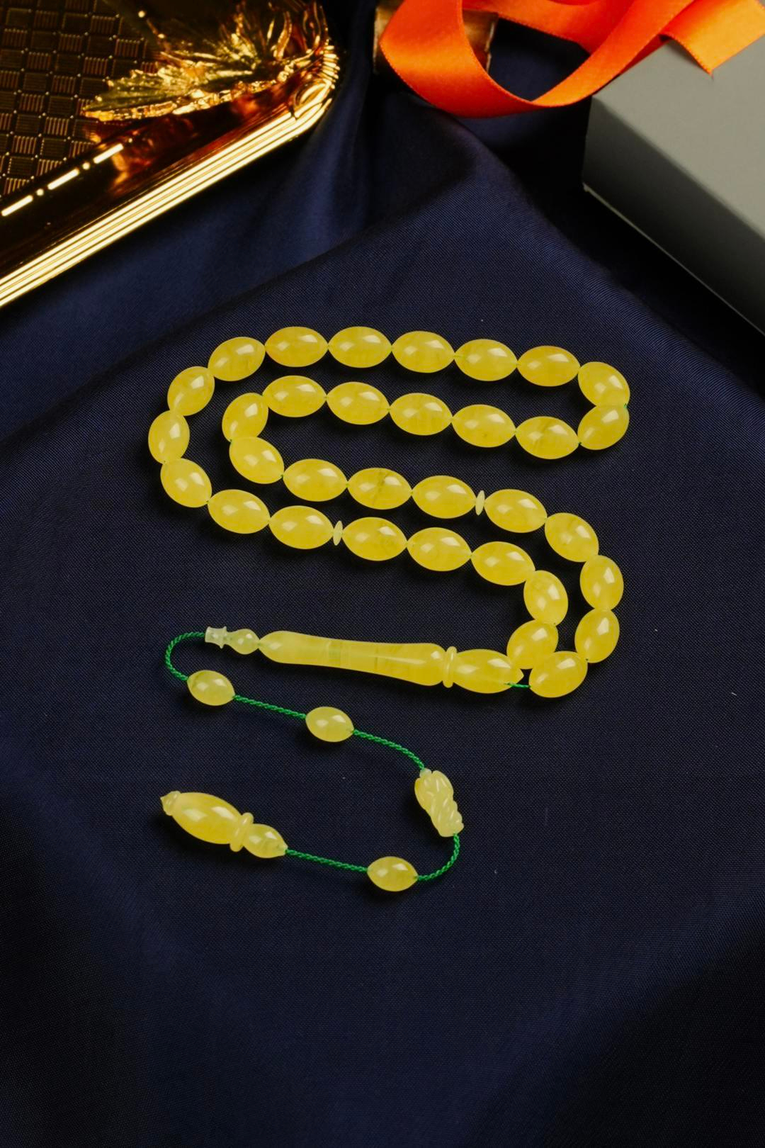 Damla Kehribar Master Fatih Mehmet Kaya Collection Beyzi Model Sistemli Tasarım Tesbih