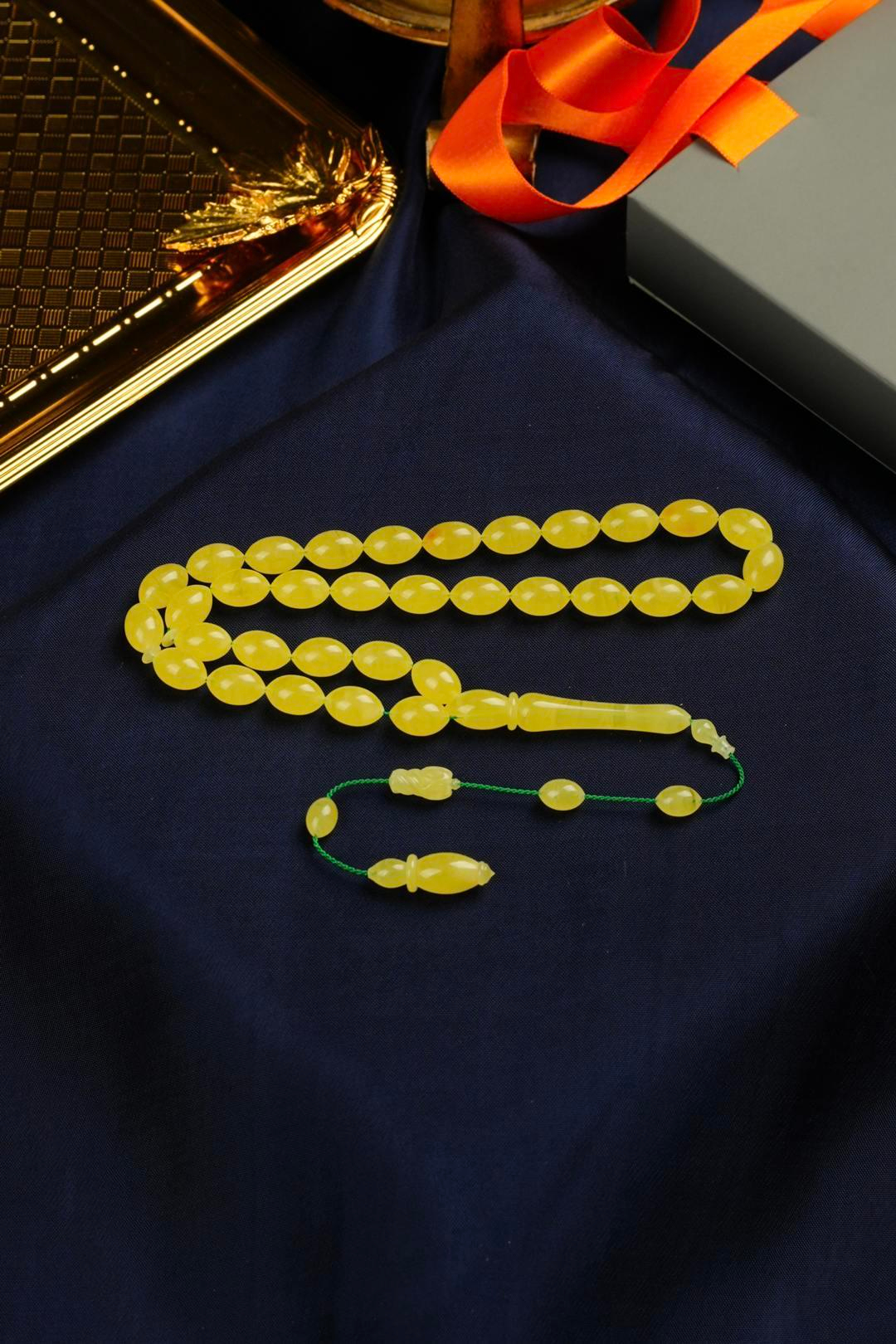 Damla Kehribar Master Fatih Mehmet Kaya Collection Beyzi Model Sistemli Tasarım Tesbih