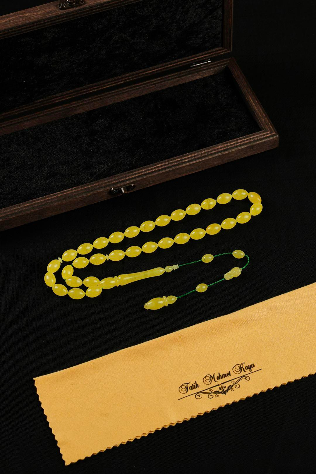 Damla Kehribar Master Fatih Mehmet Kaya Collection Beyzi Model Sistemli Tasarım Tesbih