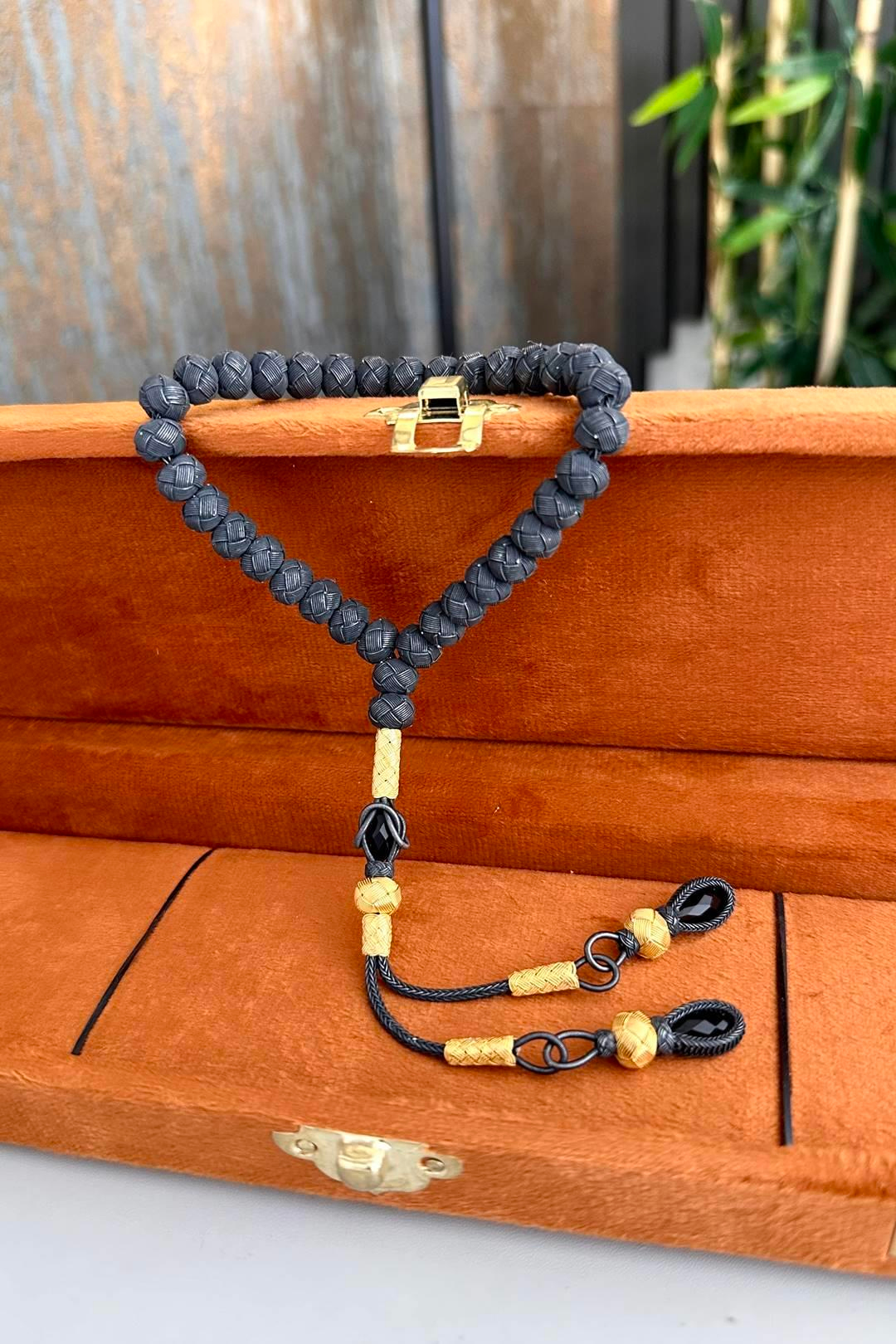 Gümüş Kazaziye Örmesi Tesbih