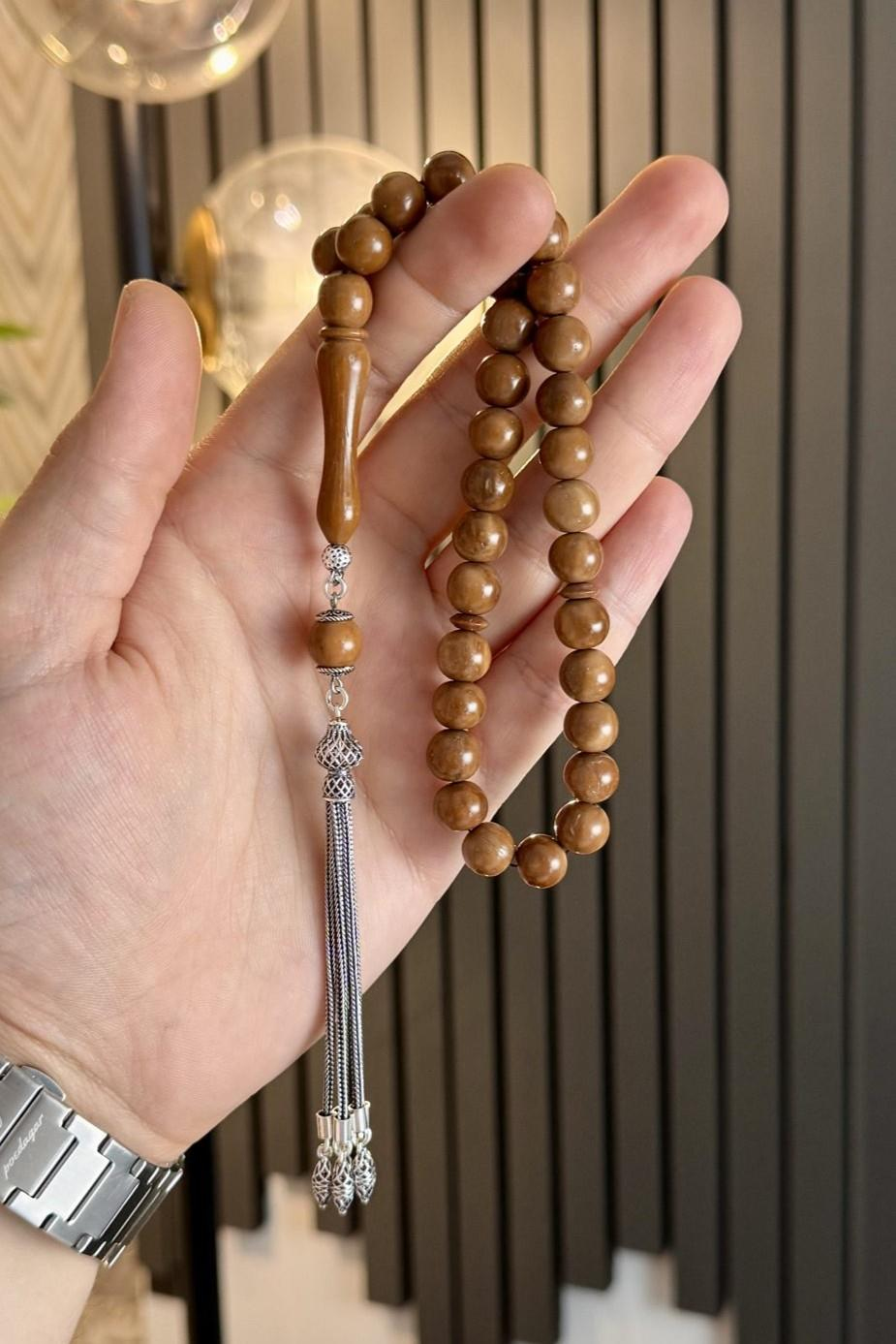 Gümüş Tasarım Küre Model Kuka Tesbih