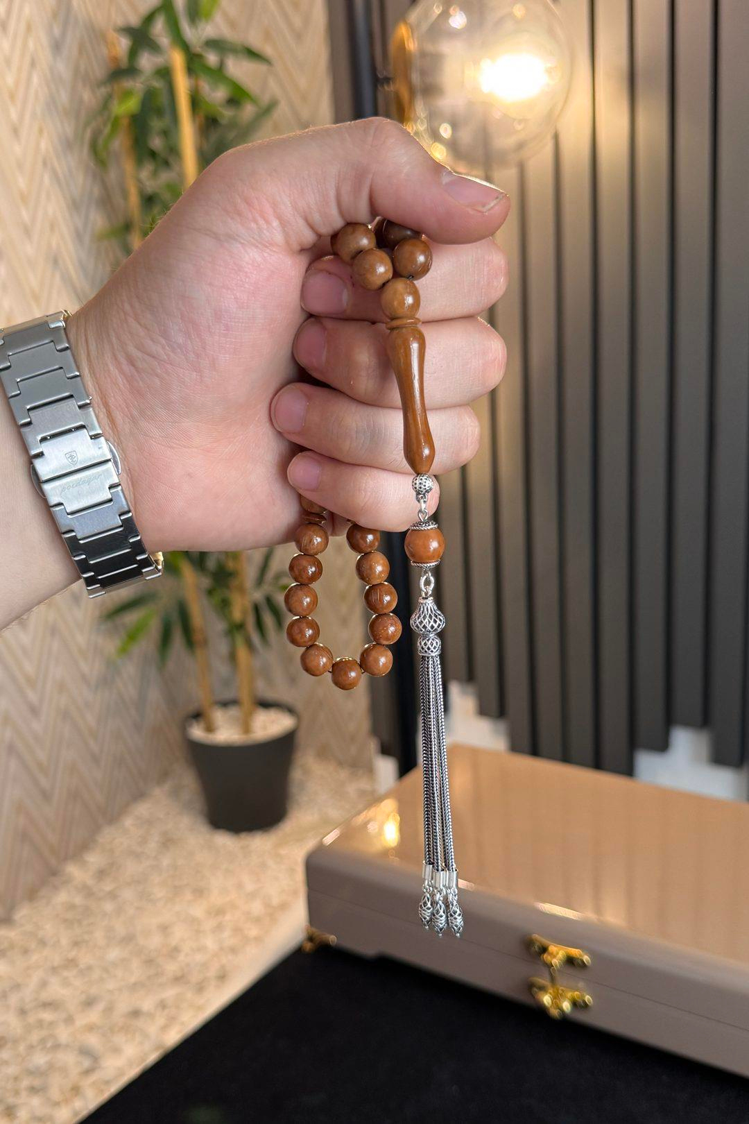 Gümüş Tasarım Küre Model Kuka Tesbih