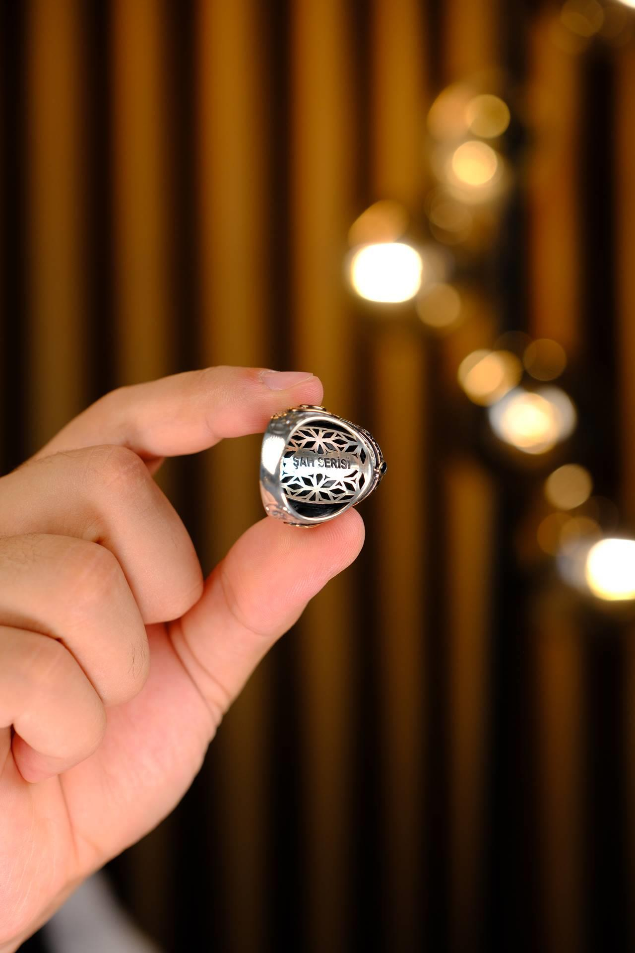 Şah Serisi El İşçiliği 925 Ayar Gümüş Yüzük