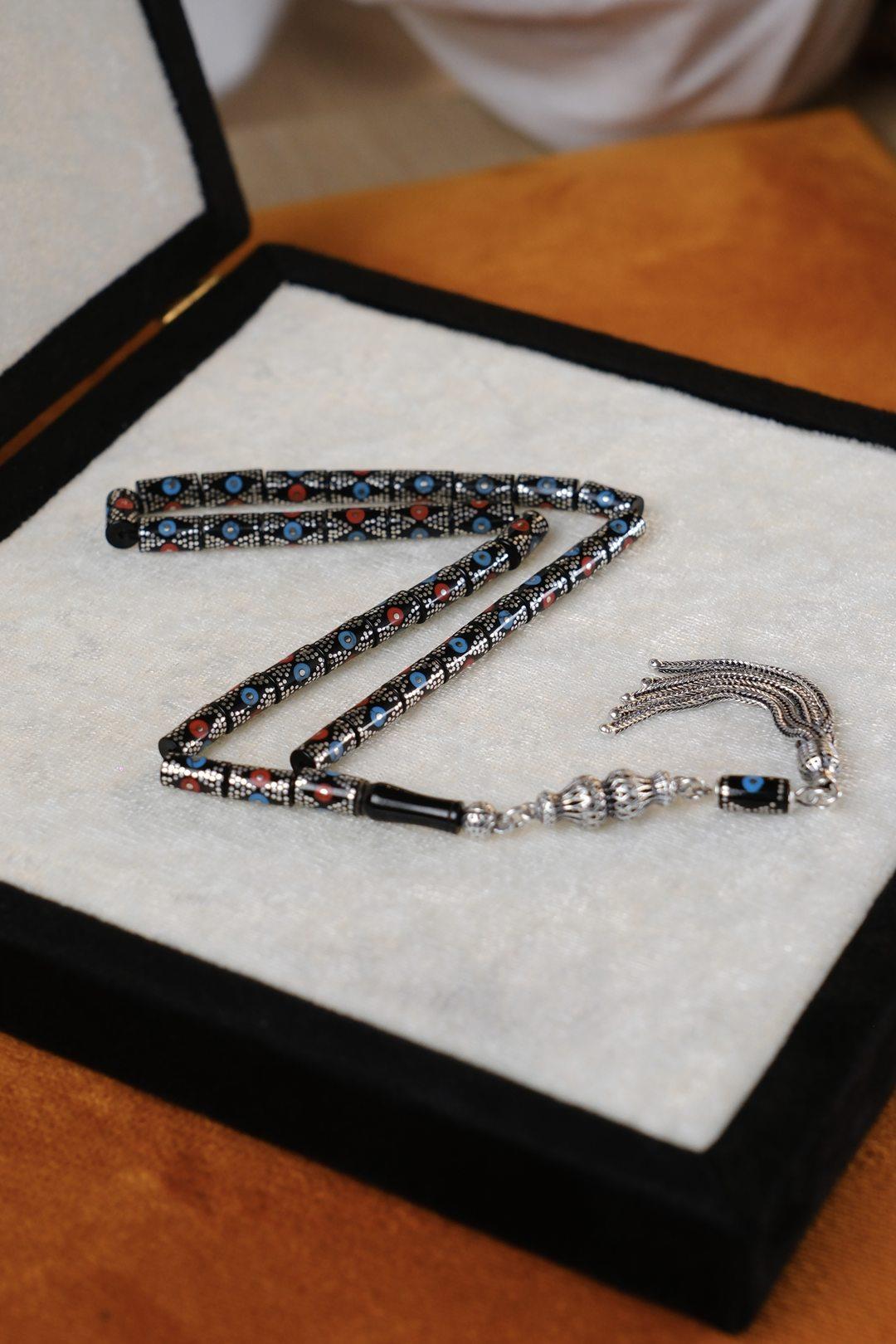 Hüseyin Altunkaynak İşçiliği Erzurum Oltu Taşı Mercan Firuze İşleme Tesbih