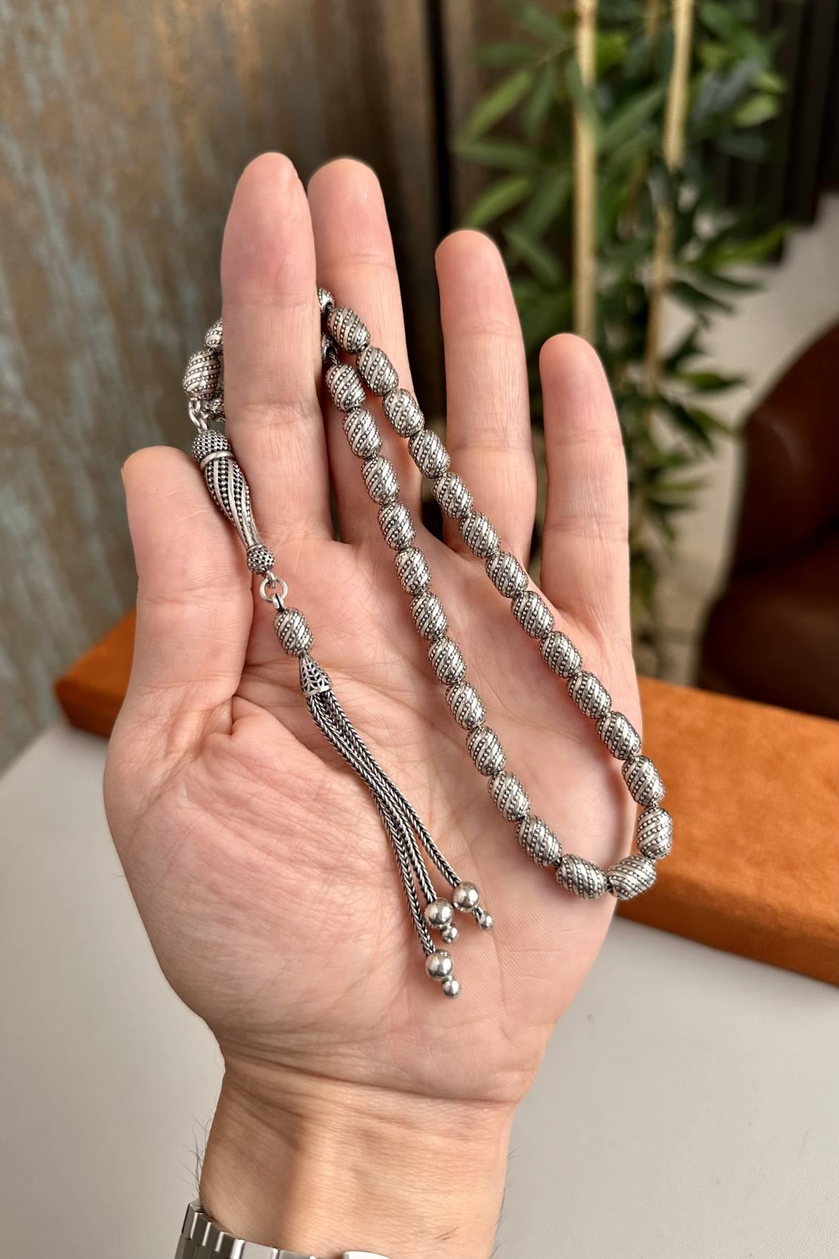 Kalemkar İşcilik  925 Ayar Gümüş Tesbih