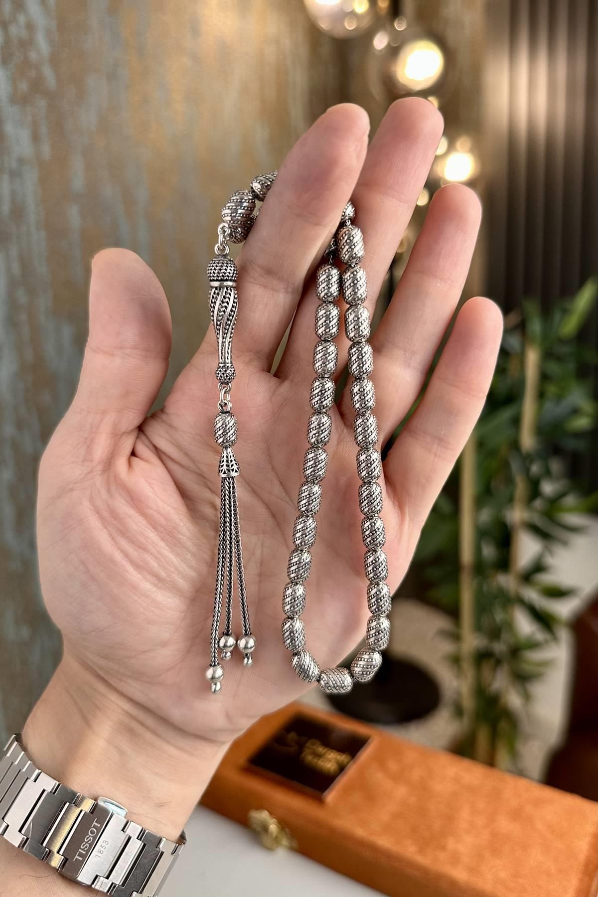 Kalemkar İşcilik  925 Ayar Gümüş Tesbih