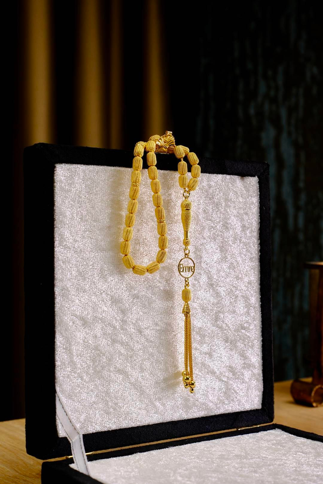 Kalemkar İşcilik Kişiye Özel İsim Tasarımlı Kapsül Model 925 Ayar Gümüş Tesbih