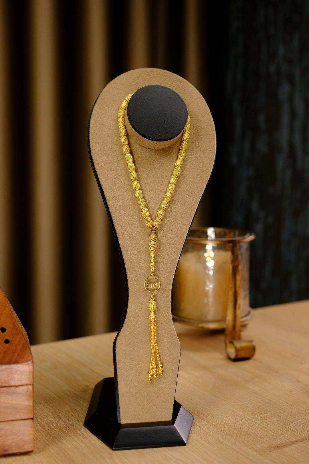 Kalemkar İşcilik Kişiye Özel İsim Tasarımlı Kapsül Model 925 Ayar Gümüş Tesbih