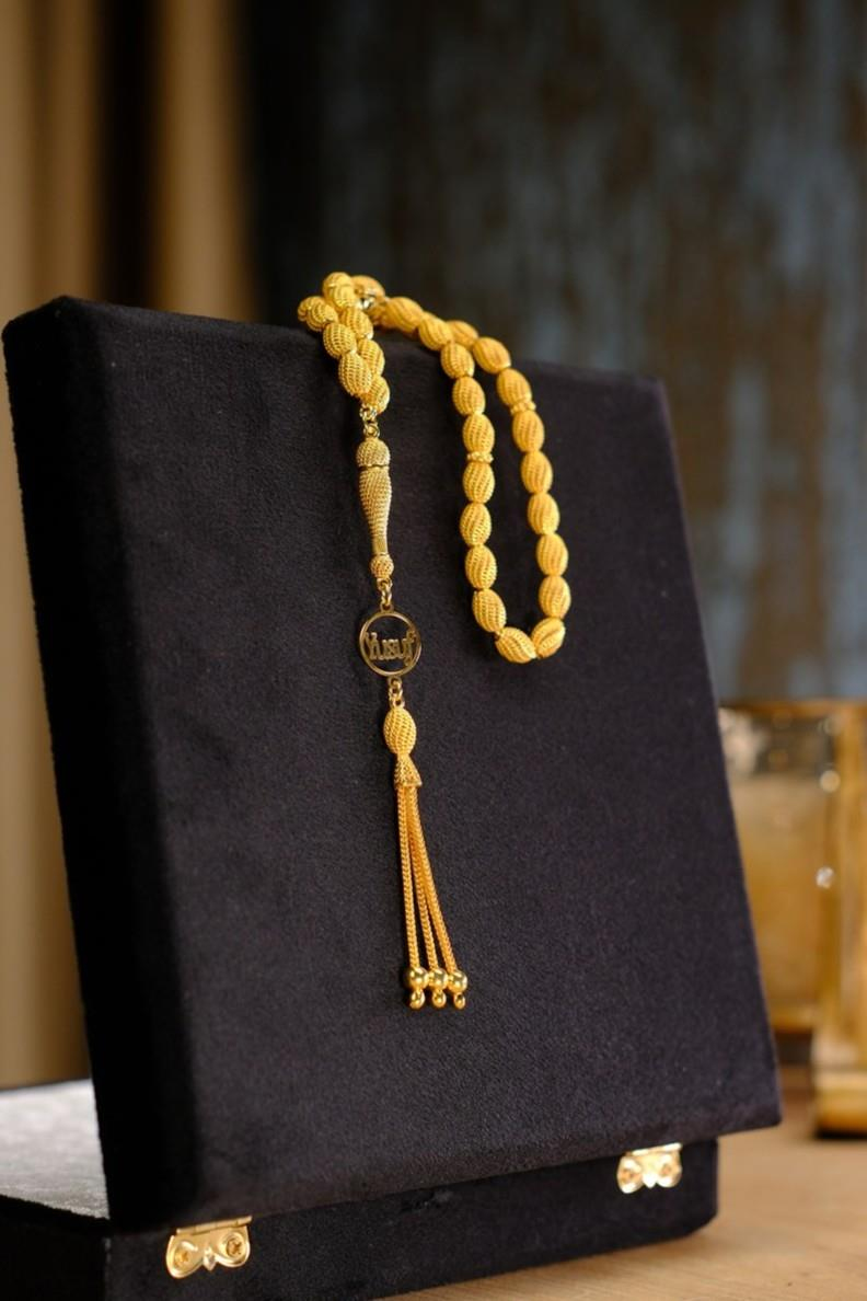 Kalemkar İşcilik Kişiye Özel İsim Tasarımlı Beyzi Model 925 Ayar Gümüş Tesbih