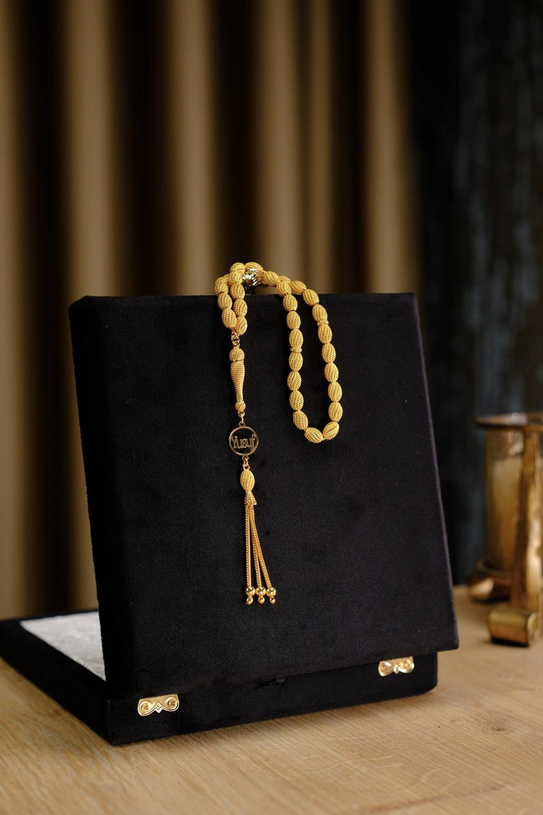 Kalemkar İşcilik Kişiye Özel İsim Tasarımlı Beyzi Model 925 Ayar Gümüş Tesbih