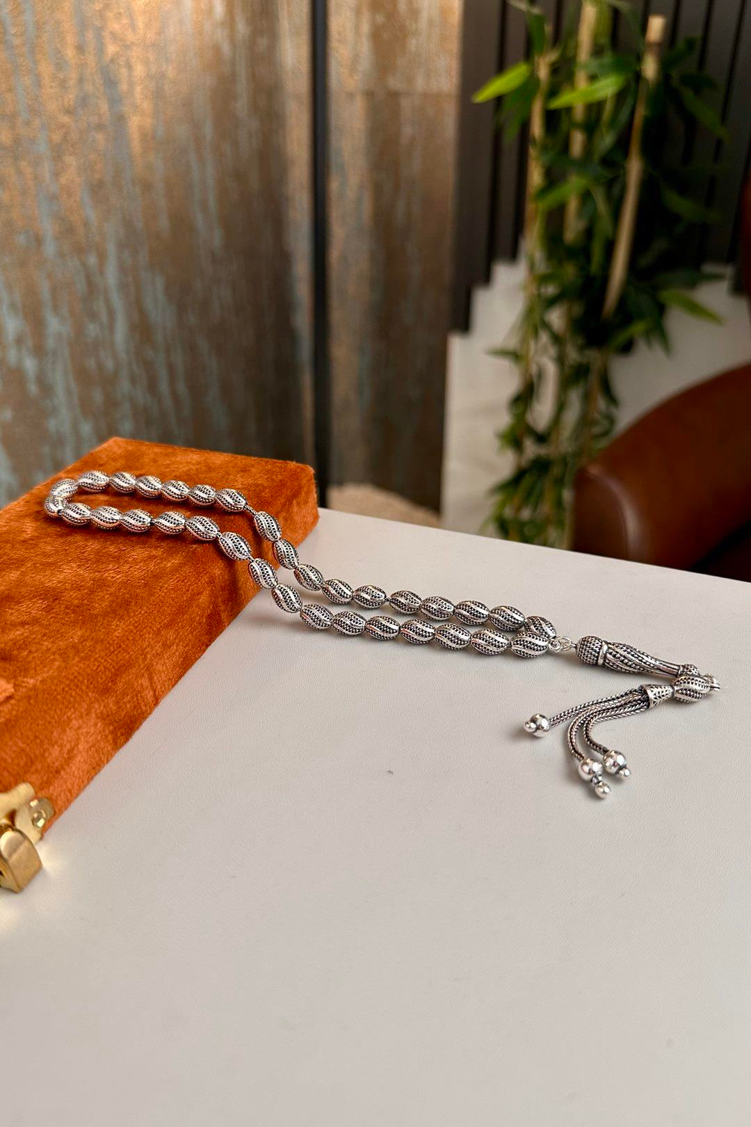 Kalender Model 925 Ayar Gümüş Tesbih