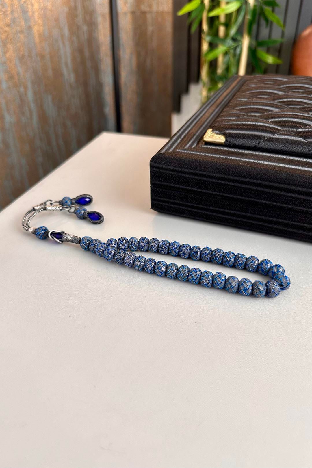 Lacivert Tesbih El Örmesi