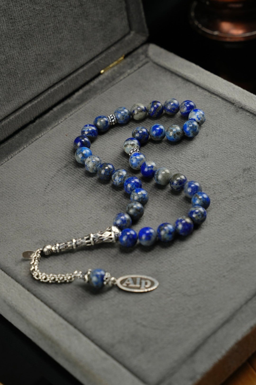 Lapis Lazuli Gümüş İsimli Tesbih Trend