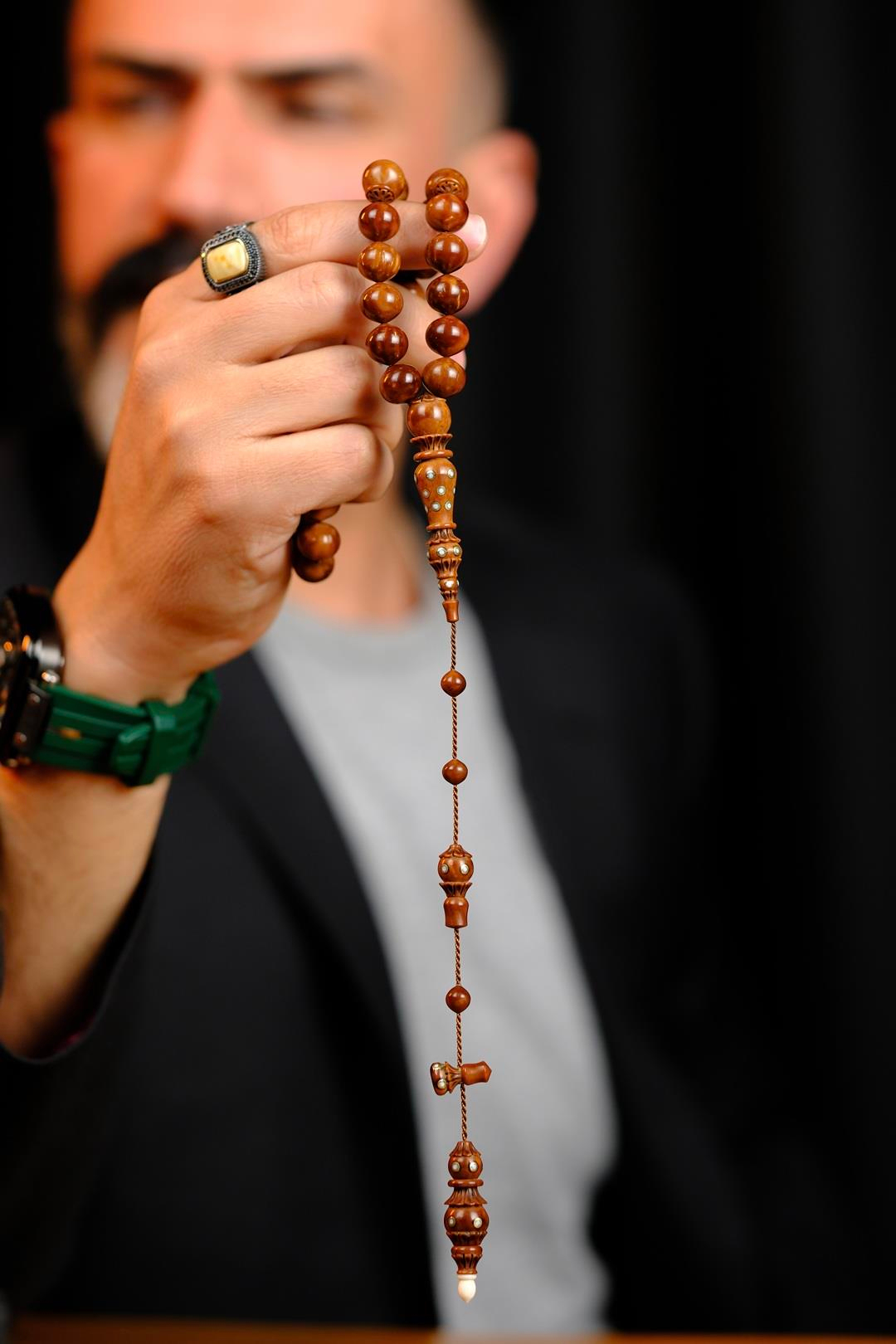 Master Hüseyin Erkul Kuka Tesbih Sanat Eseri