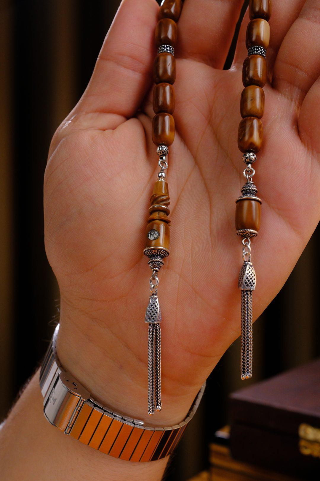 Master Mücahit Şener Gümüş Tasarım Kuka Zaza Tesbih