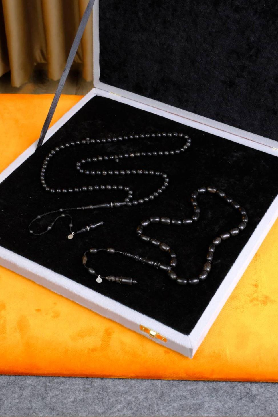 Master Yusuf Cevher Abanoz Ağacı Koleksiyonluk Tesbih (2li Set)