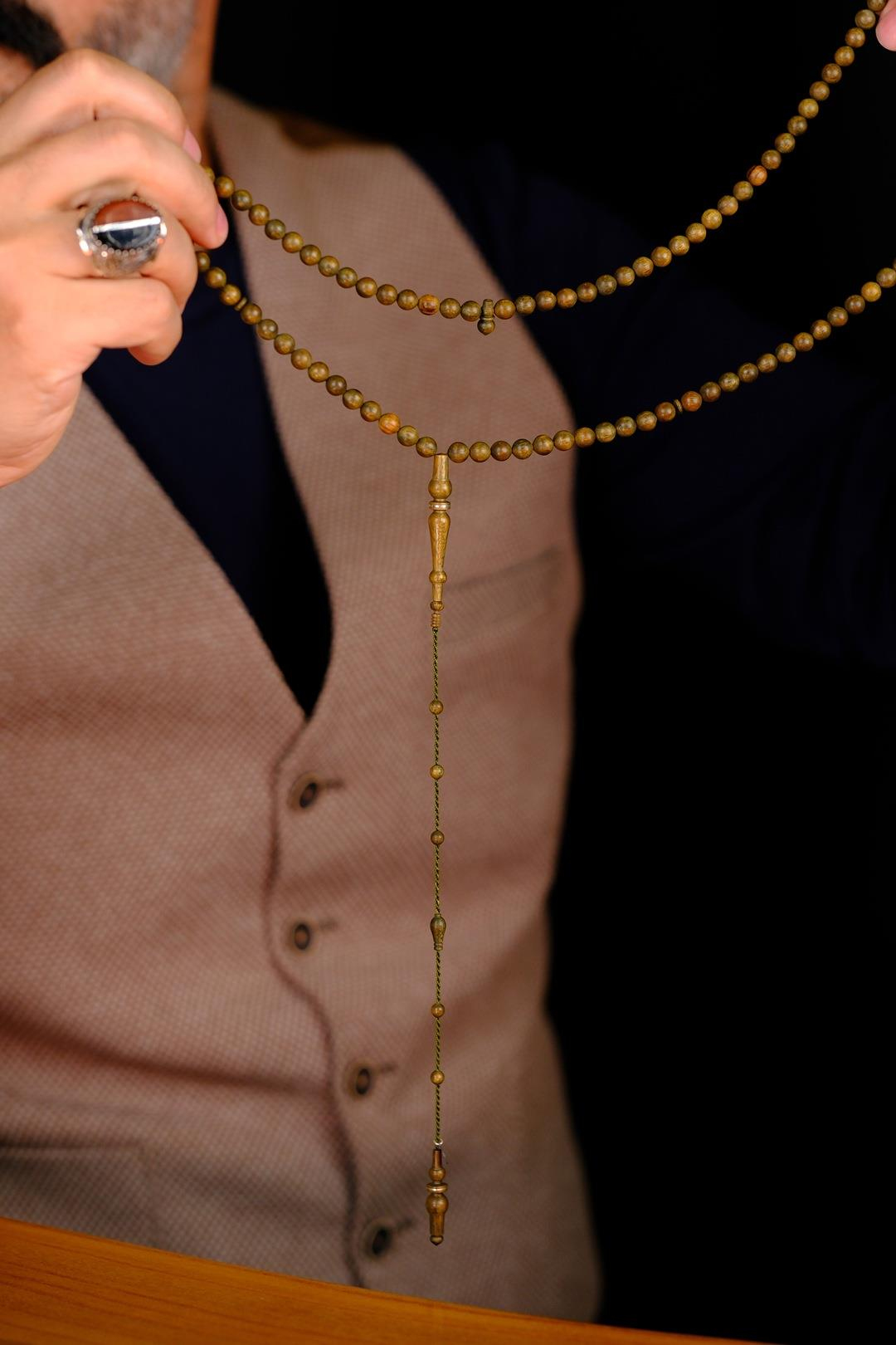 Master Yusuf Cevher Kokulu Pelesenk Ağacı Koleksiyonluk Tesbih (2li Set)