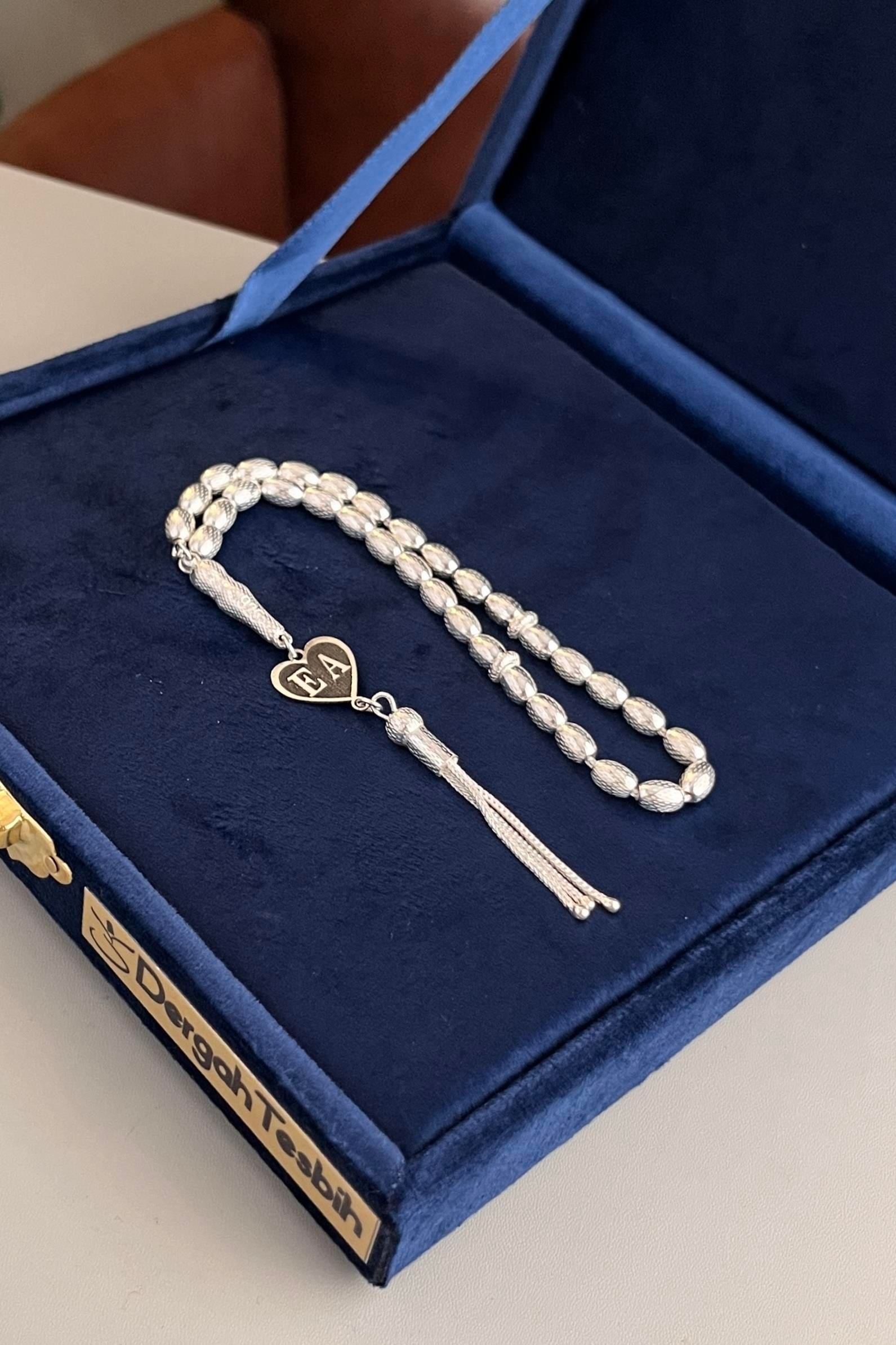 New Model İsimli Gümüş Bilek Boy Basic Tesbih 