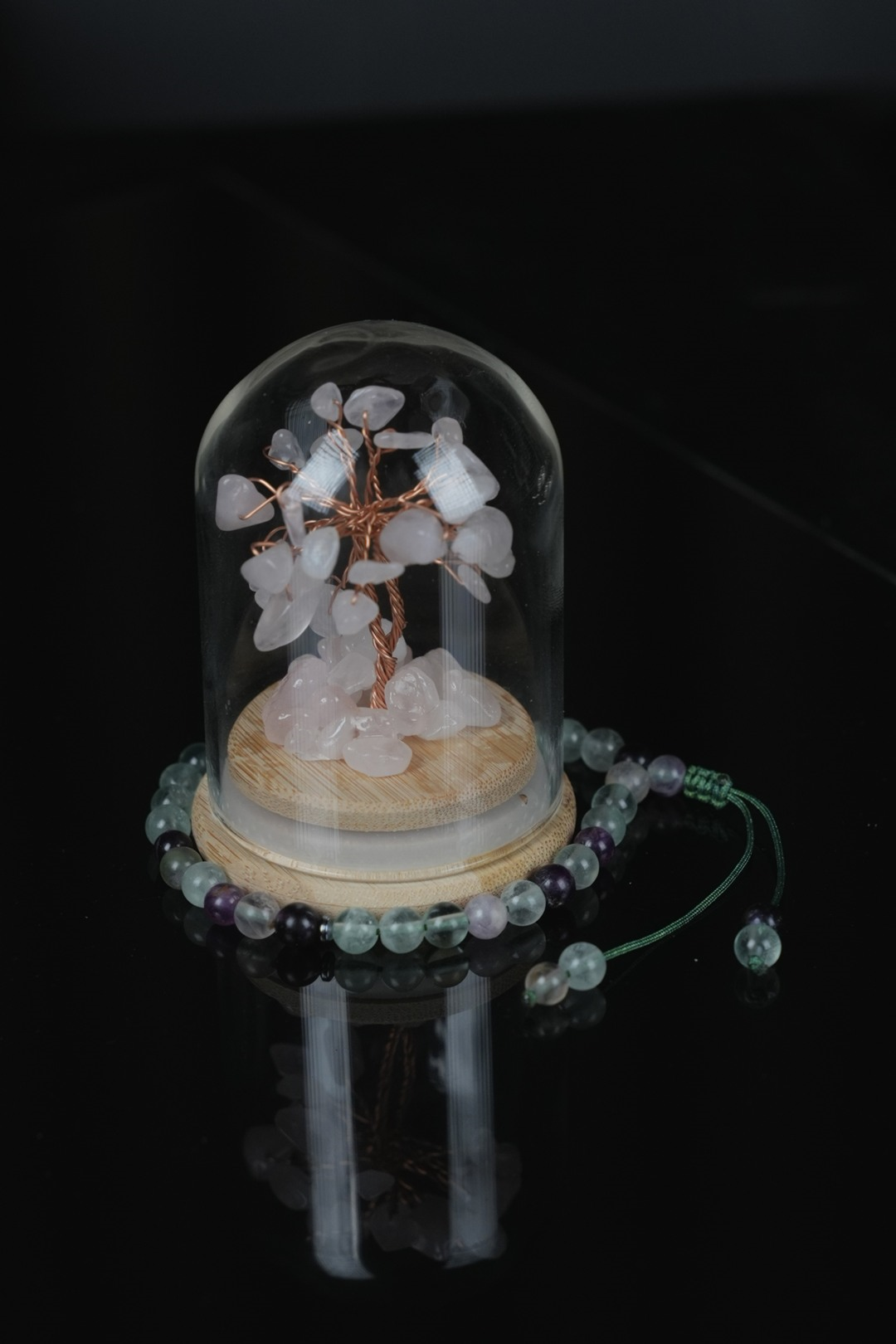 Orjinal Doğal Florit Taşı 33lü Bileklik Tesbih