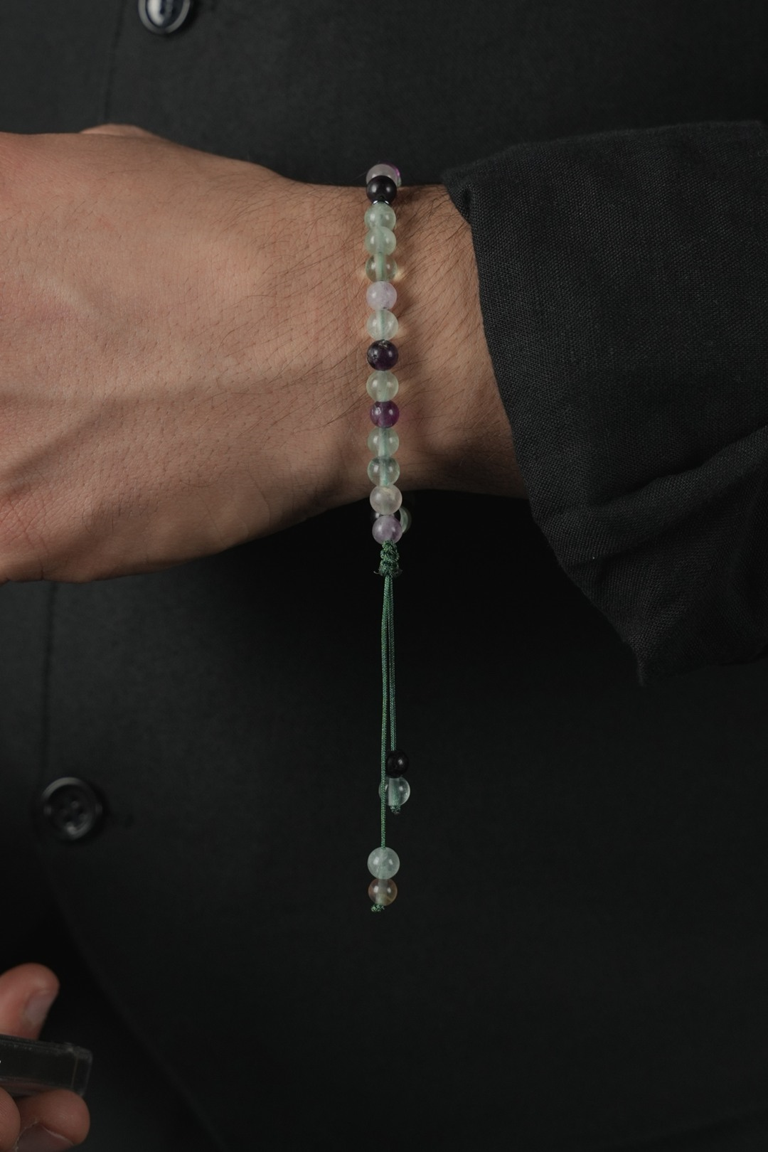 Orjinal Doğal Florit Taşı 33lü Bileklik Tesbih