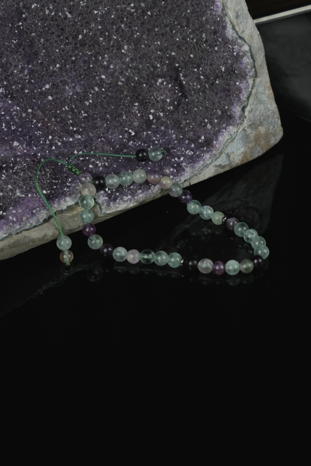 Orjinal Doğal Florit Taşı 33lü Bileklik Tesbih