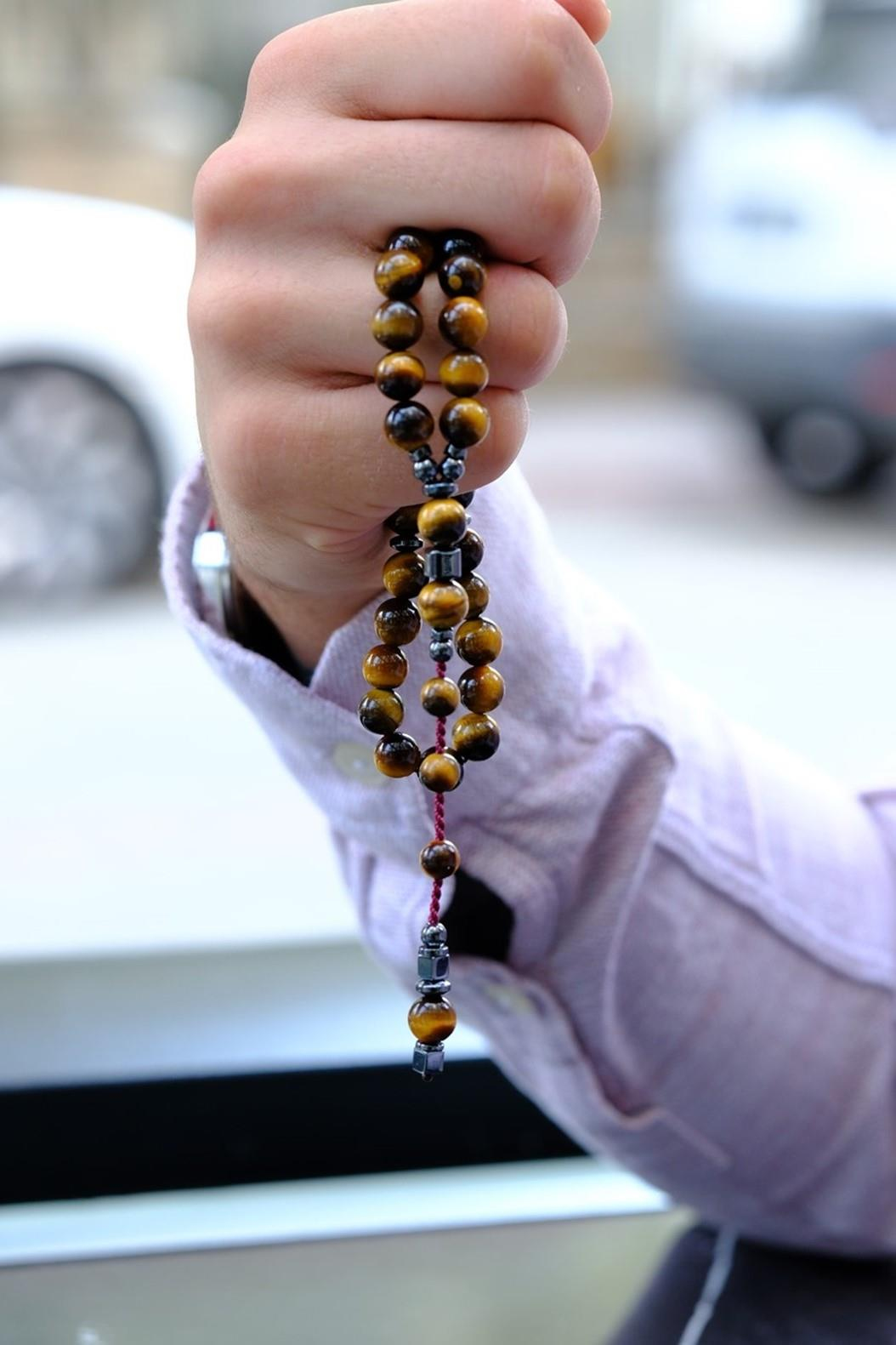 Orjinal Doğal Kaplan Gözü Tesbih