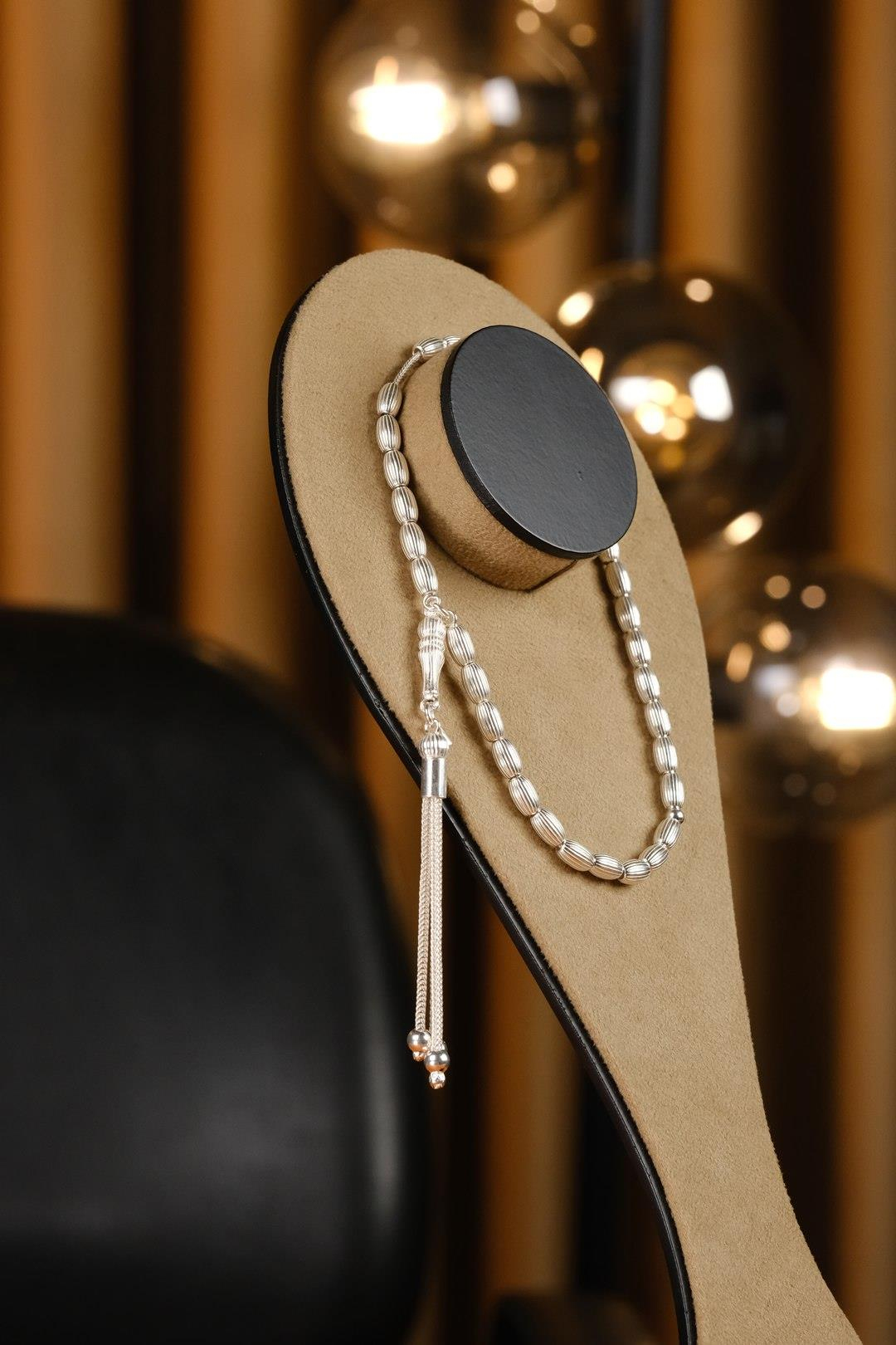 Özel Tasarım Beyzi Model 925 Ayar Gümüş Tesbih