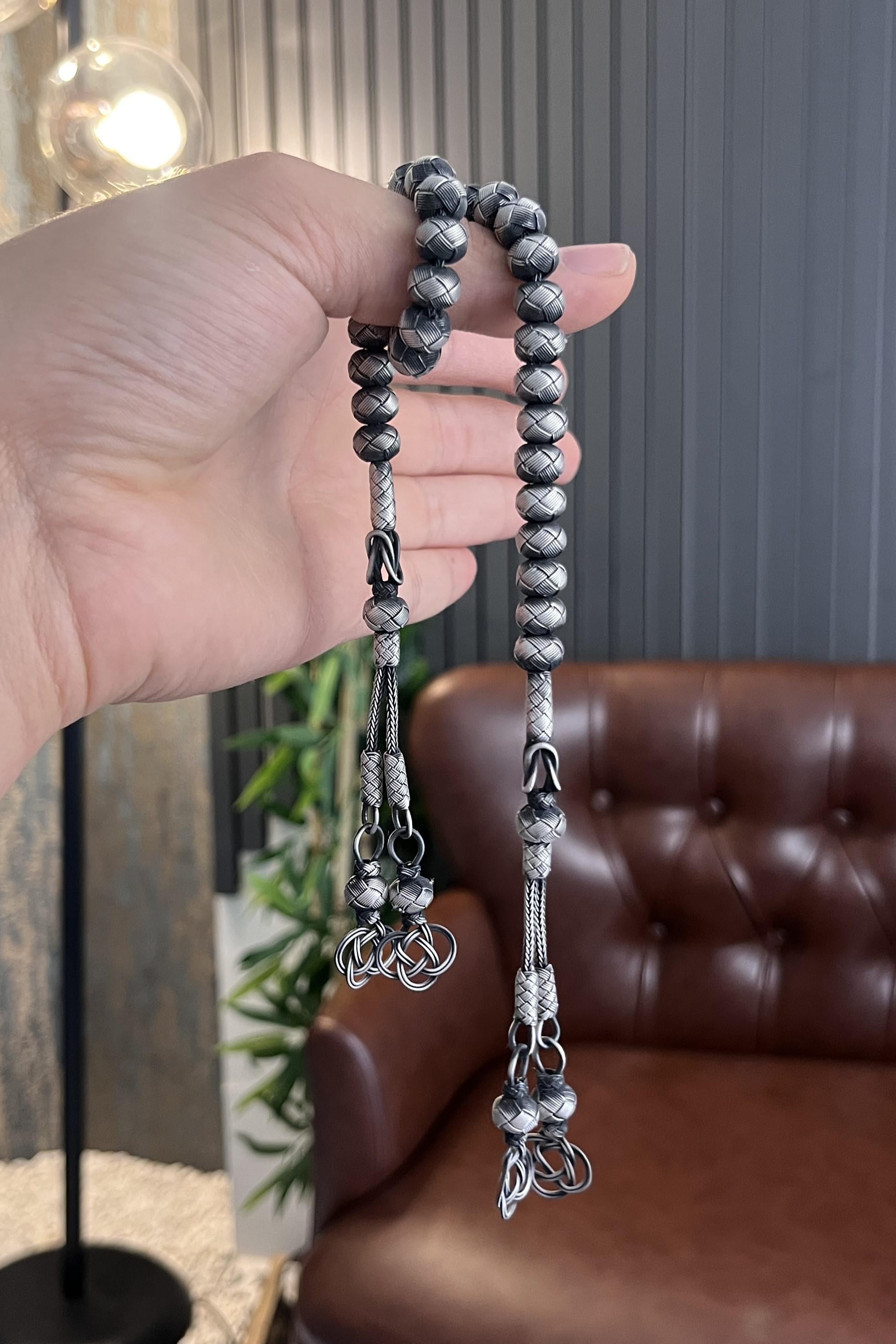 Özel Tasarım El Örmesi 33Lü Zaza Tesbih Kazaziye