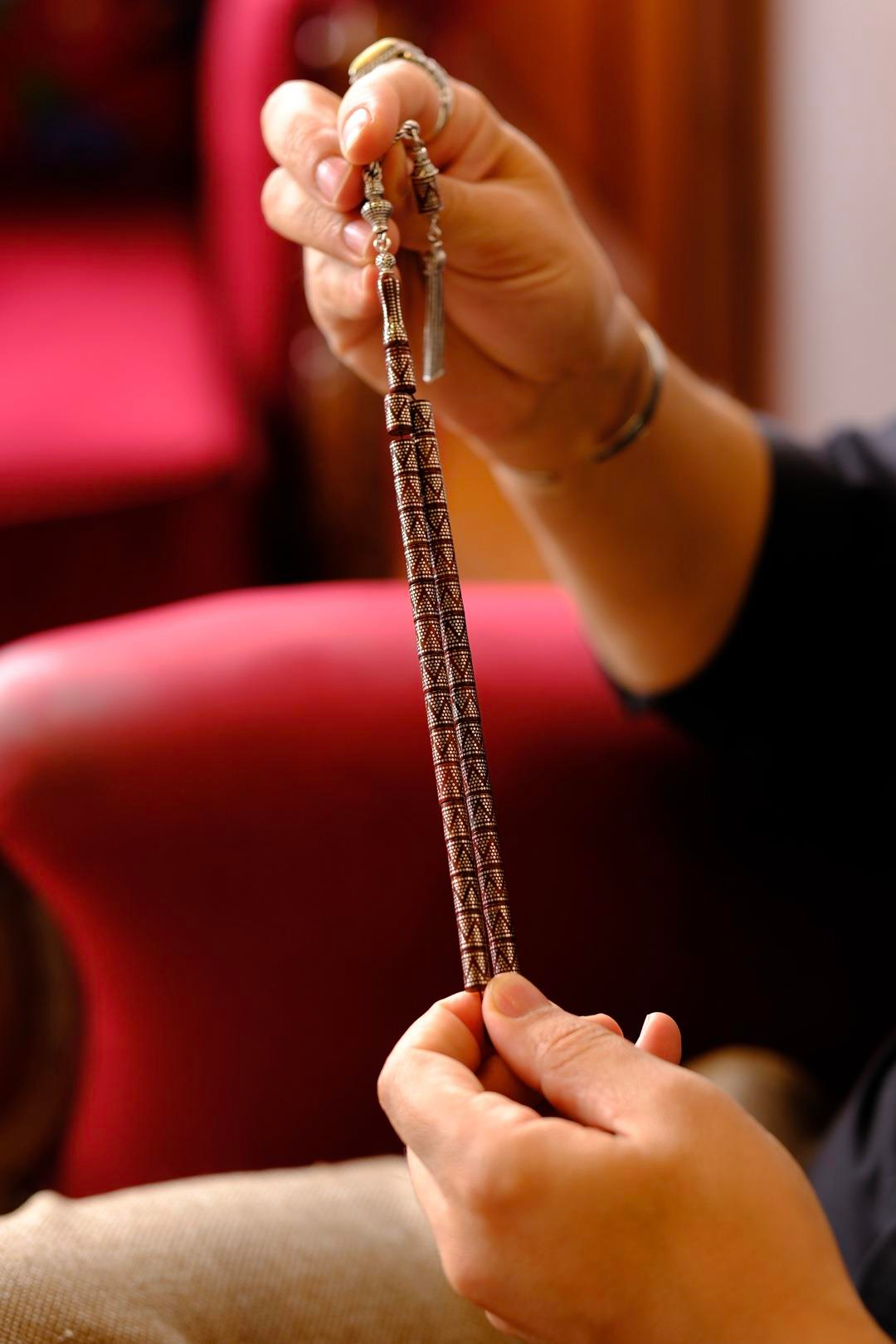 Premium Gümüş Tasarım Kuka Tesbih