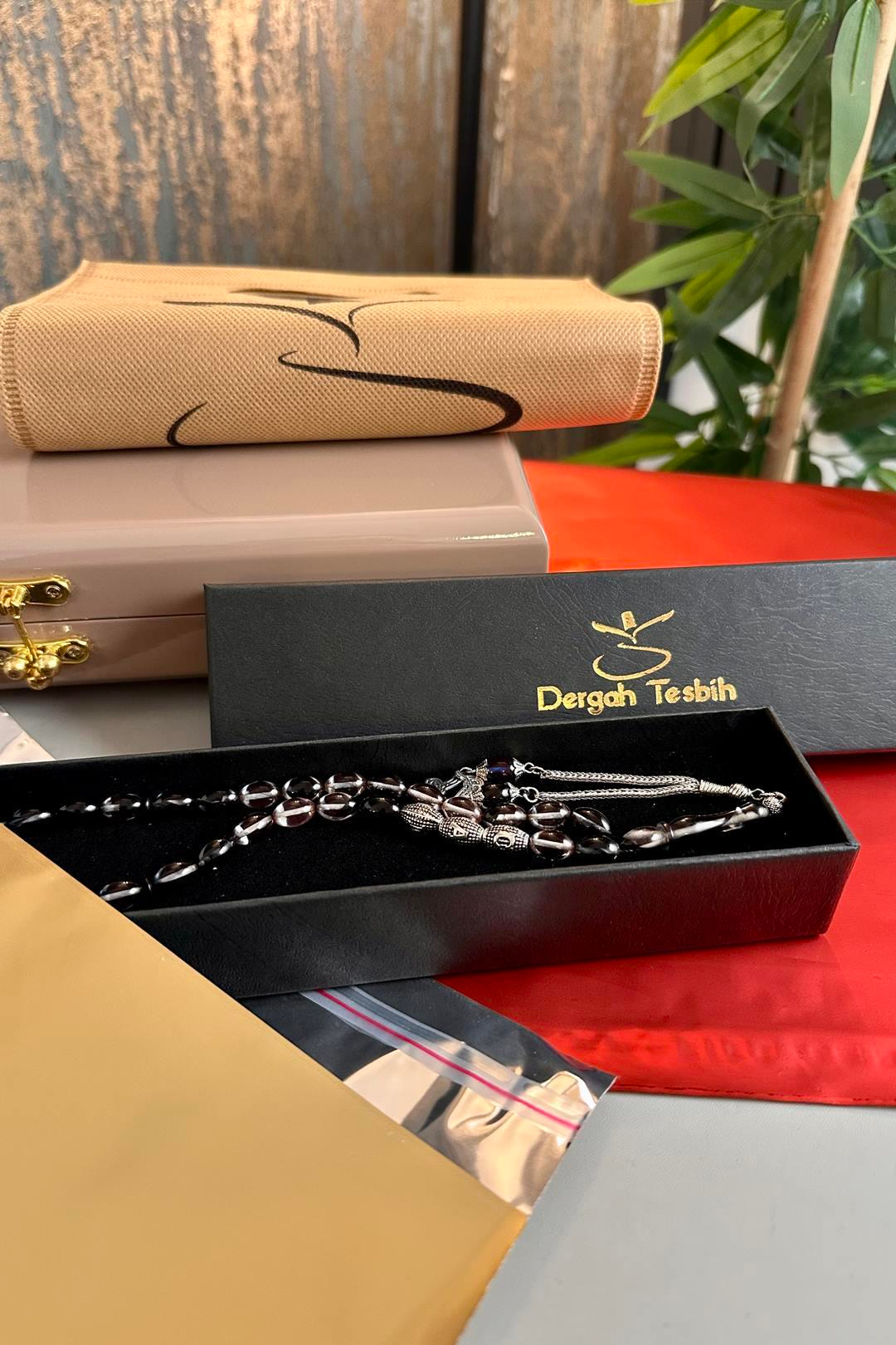 Sevdiklerinize Özel Metal İsimli Tasarım Hareli Alman Sıkma Tesbih 