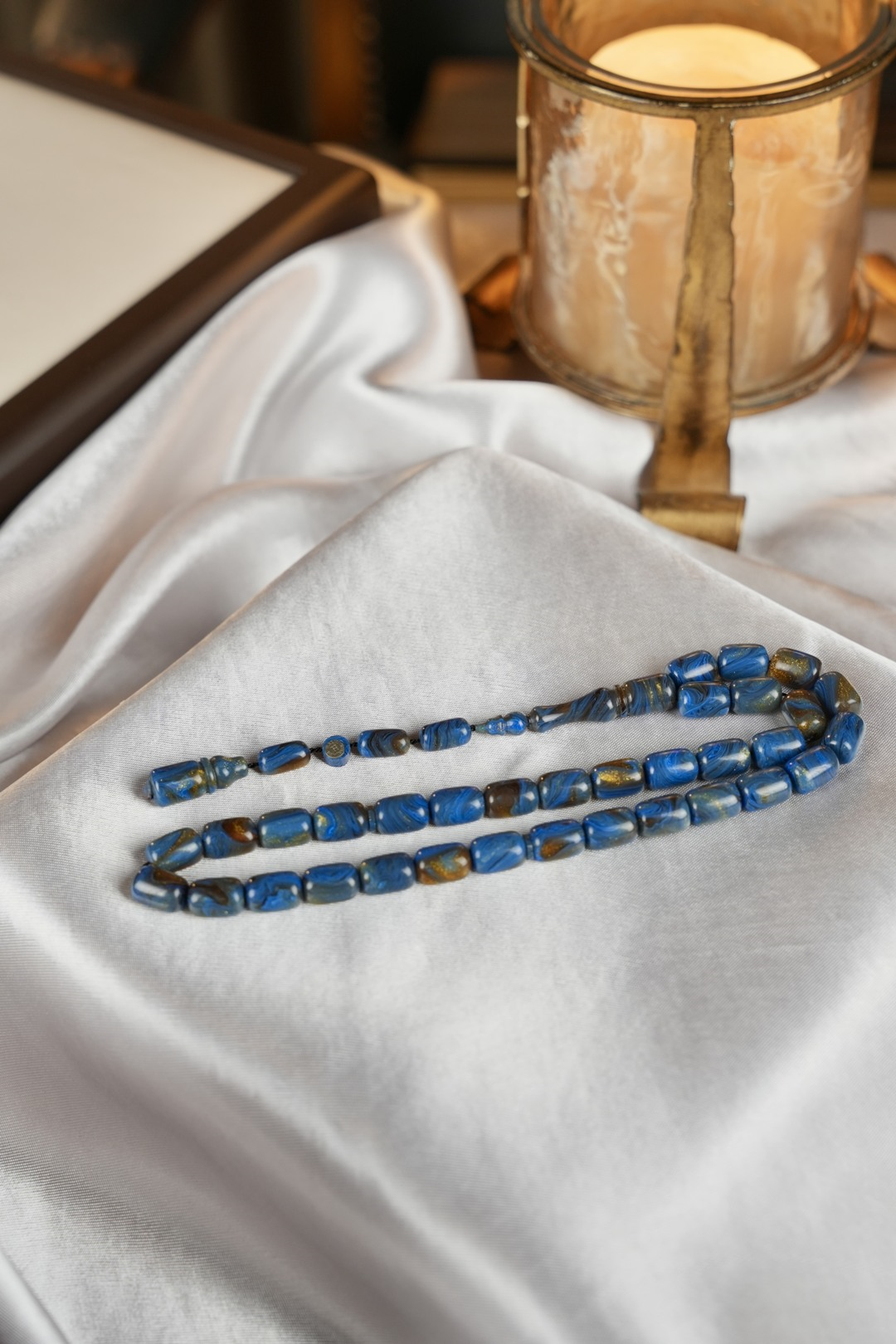 Sistemli Tasarım Multi Color Ateş-i Sıkma Kehribar Tesbih 