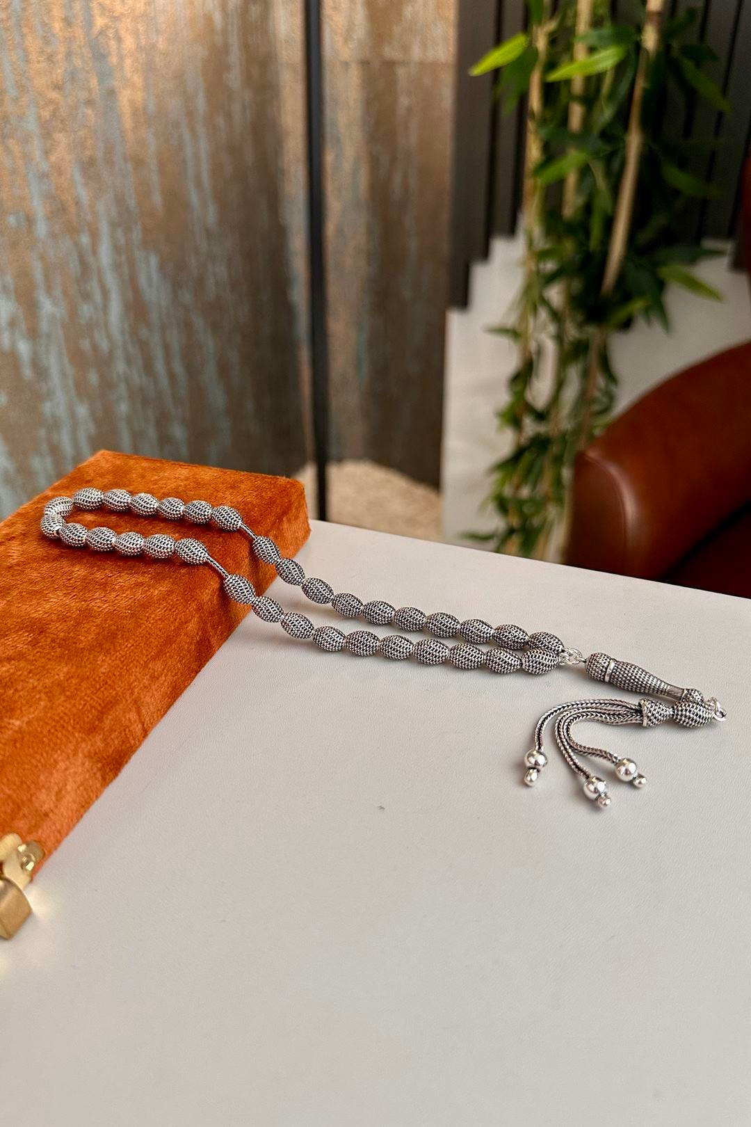 Telkari Racon Model 925 Ayar Gümüş Tesbih