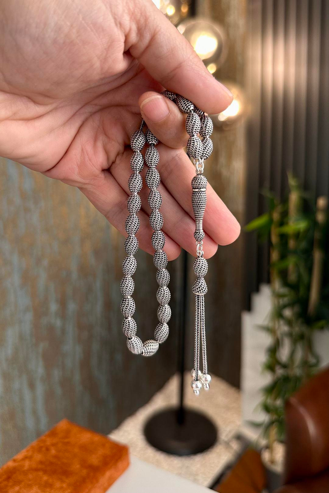 Telkari Racon Model 925 Ayar Gümüş Tesbih