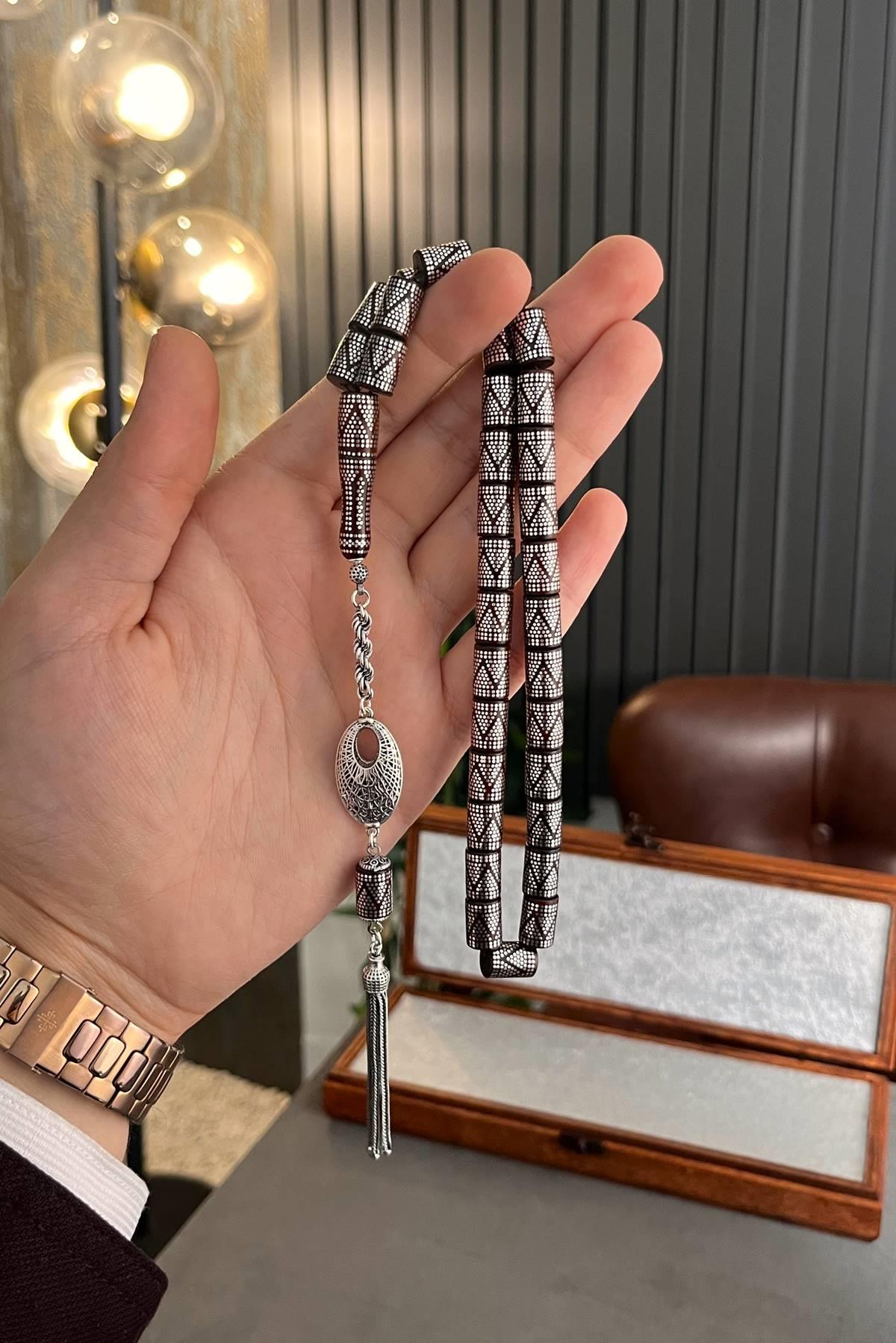 Üstad M.Serkan COŞKUN Full Gümüş  Kuka Tesbih