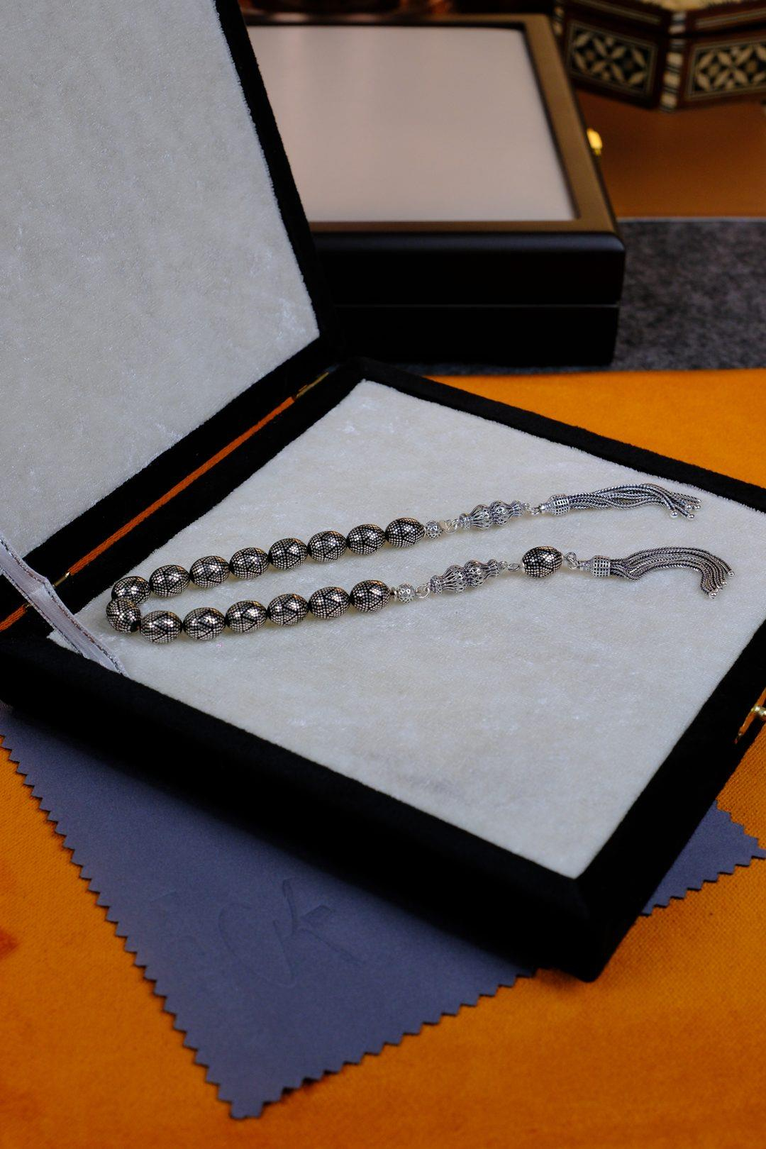 Üstad M.Serkan COŞKUN Full Gümüş Basic Kuka Zaza Tesbih