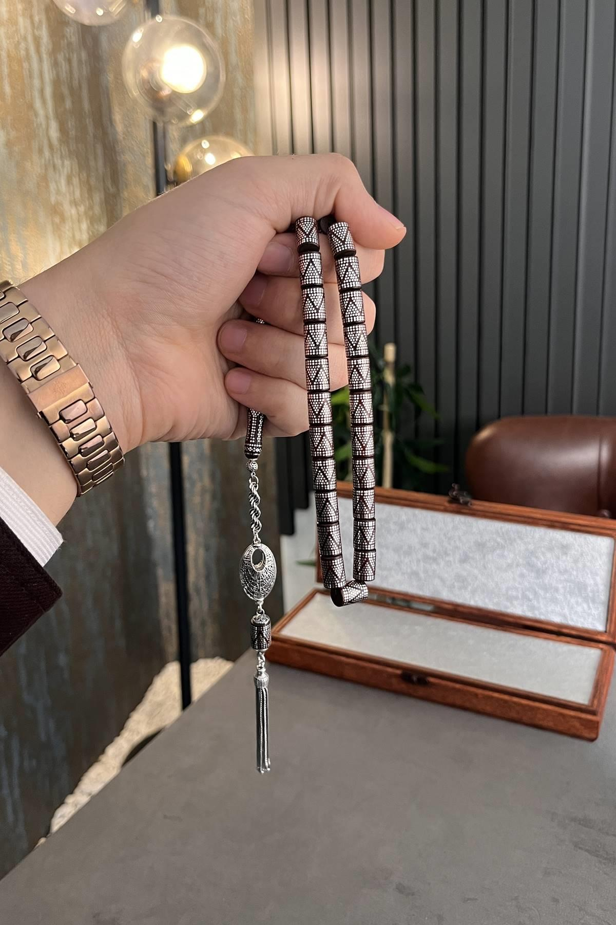 Üstad M.Serkan COŞKUN Full Gümüş  Kuka Tesbih